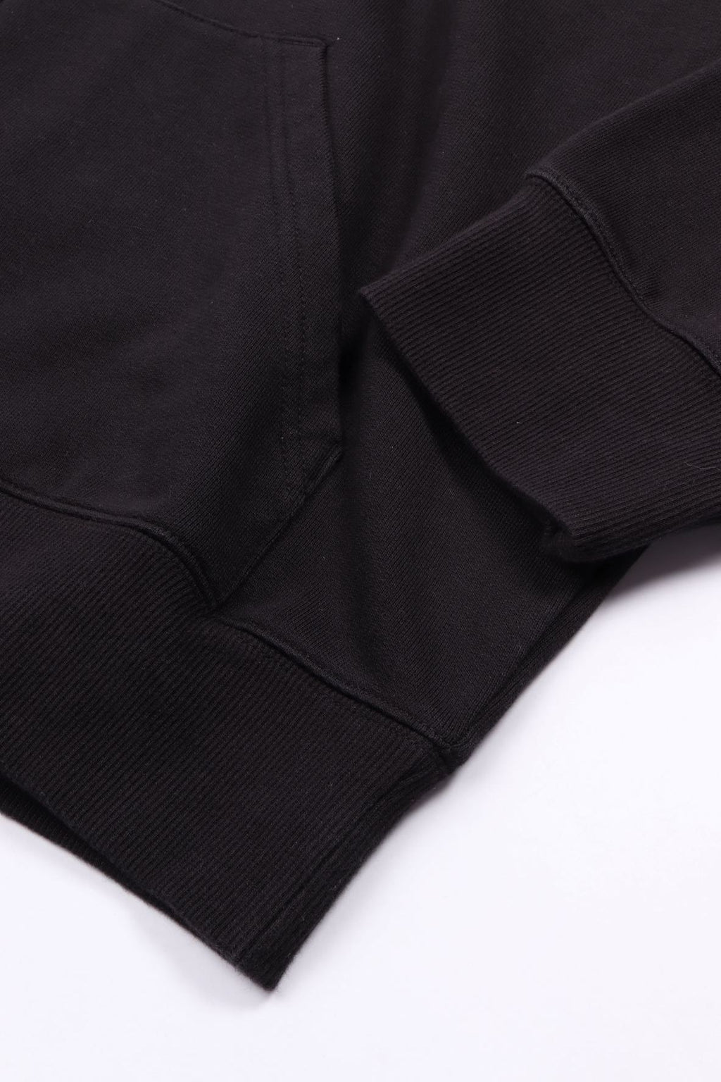 Hooded mini wip black stone wash