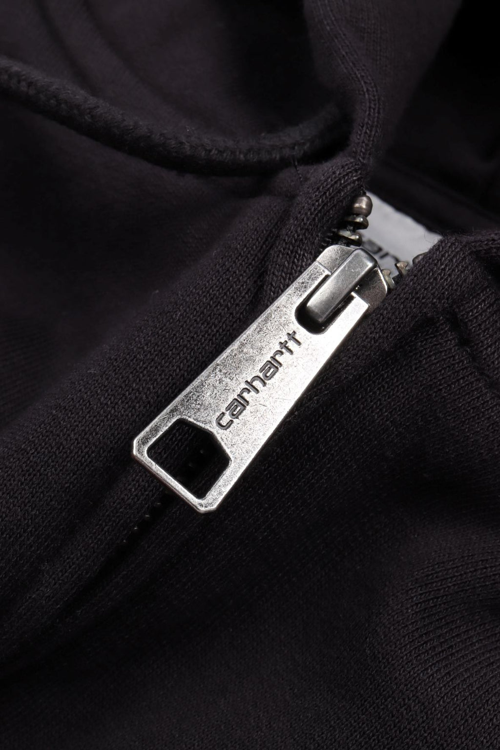 Hooded mini wip black stone wash