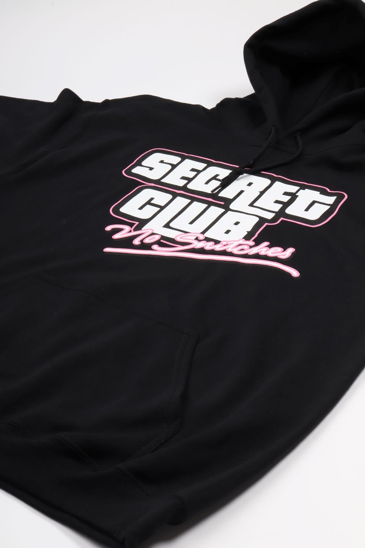 No snitches hoodie black