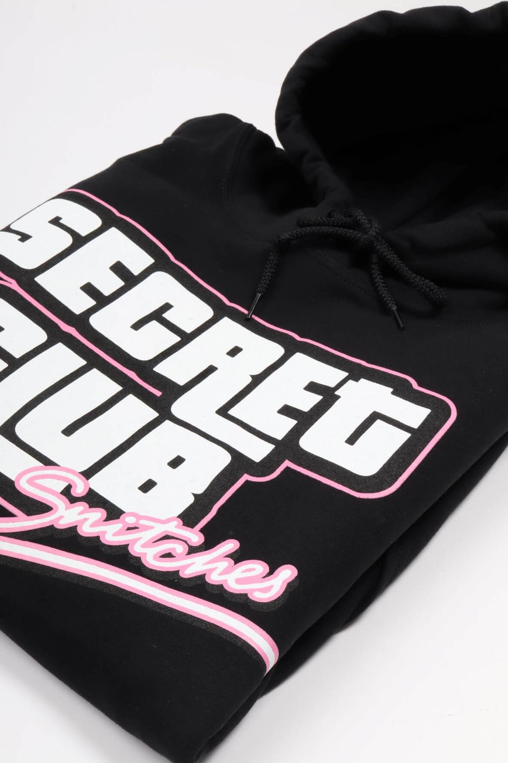 No snitches hoodie black