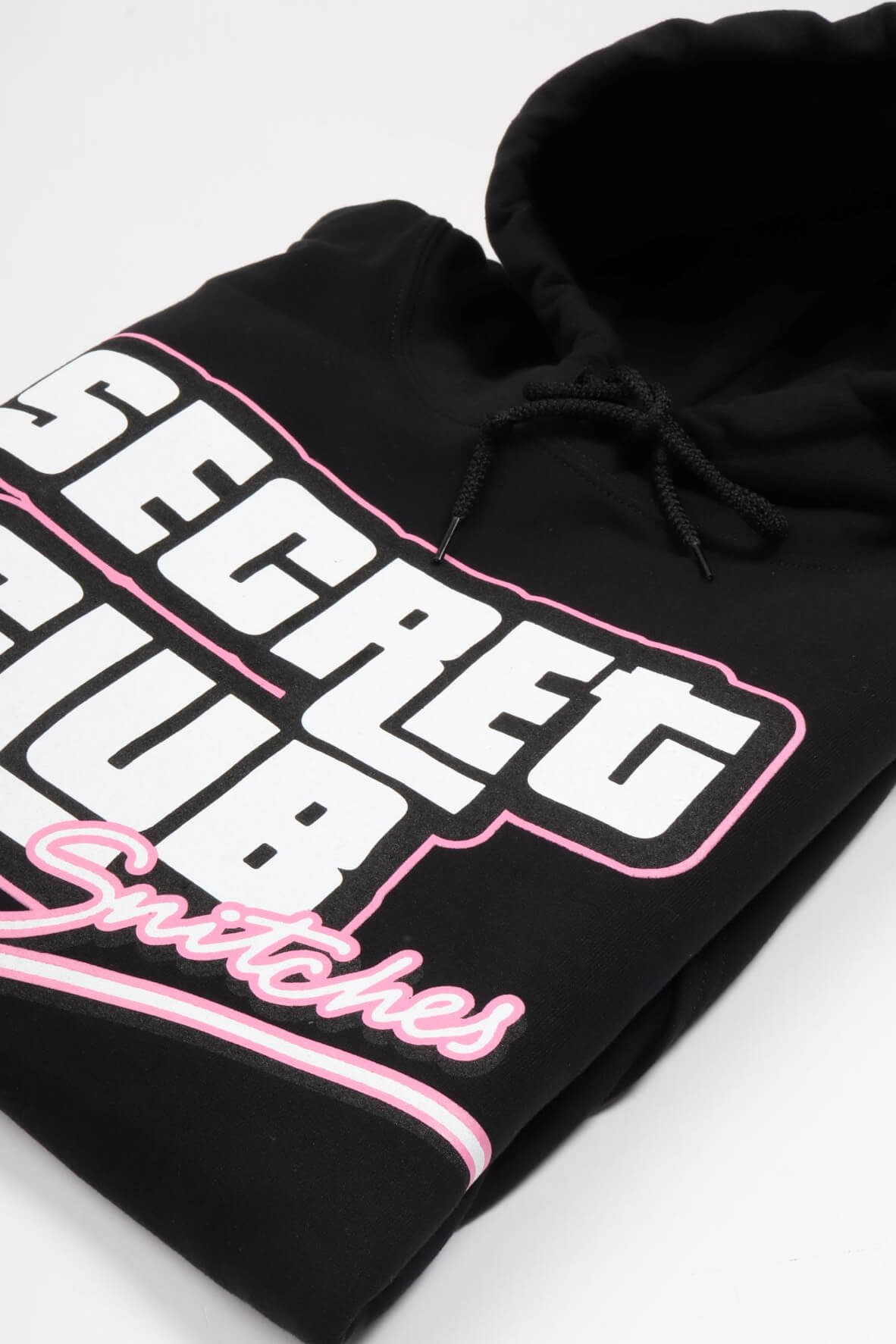 No snitches hoodie black