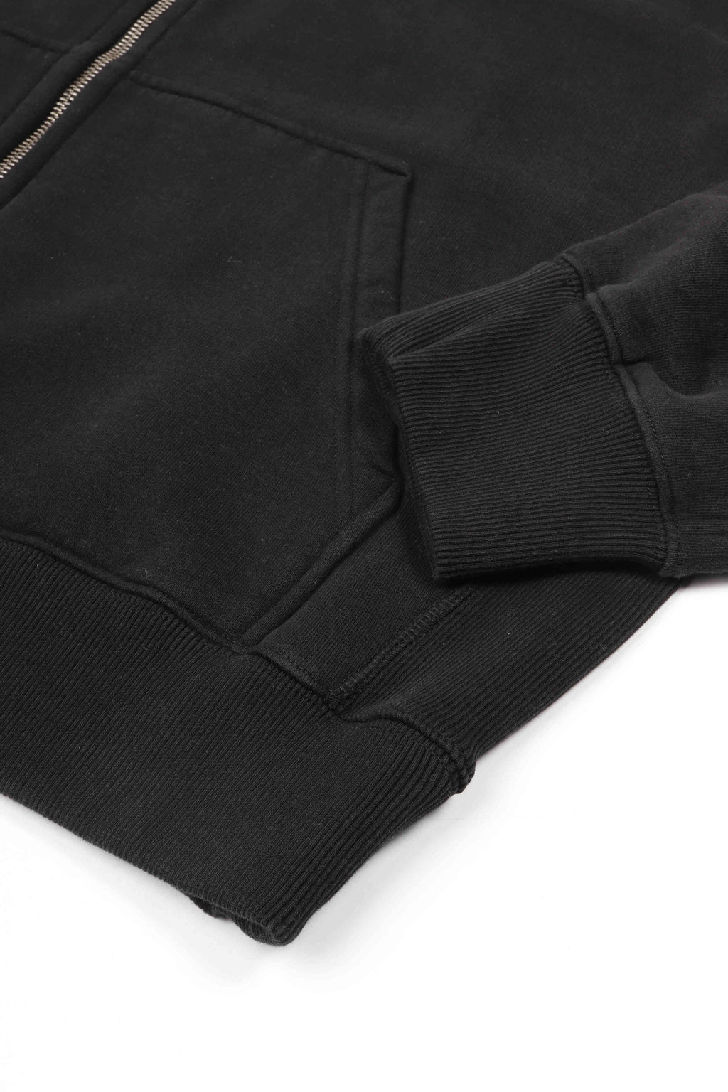 Signature zip hoodie black