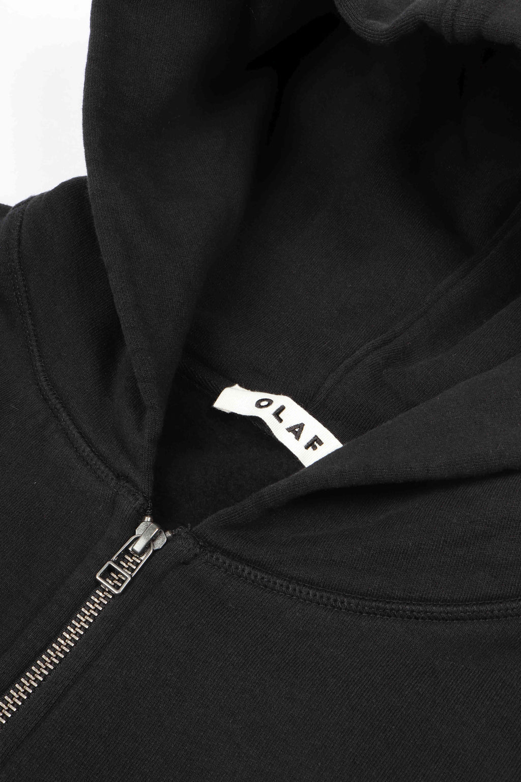 Signature zip hoodie black