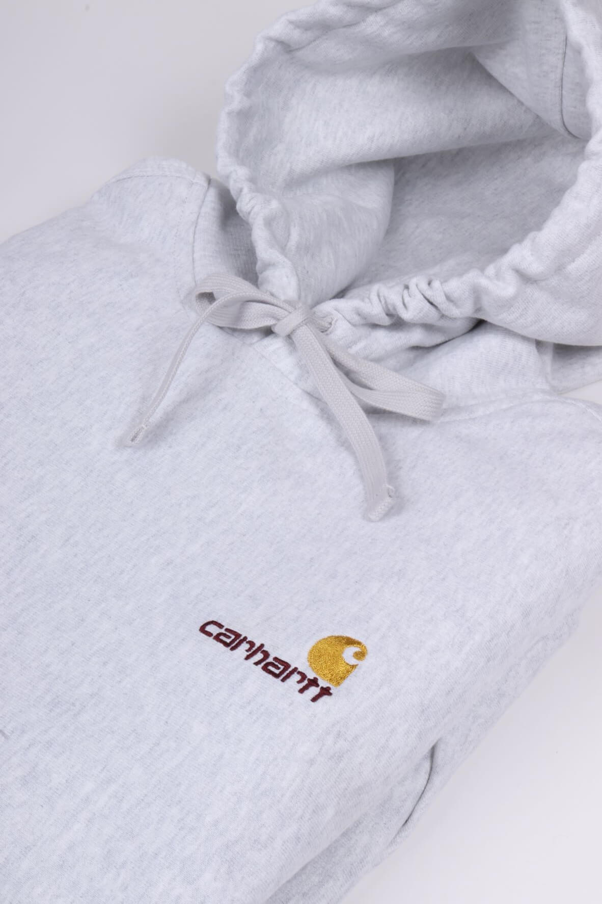 Hooded a. script ash heather