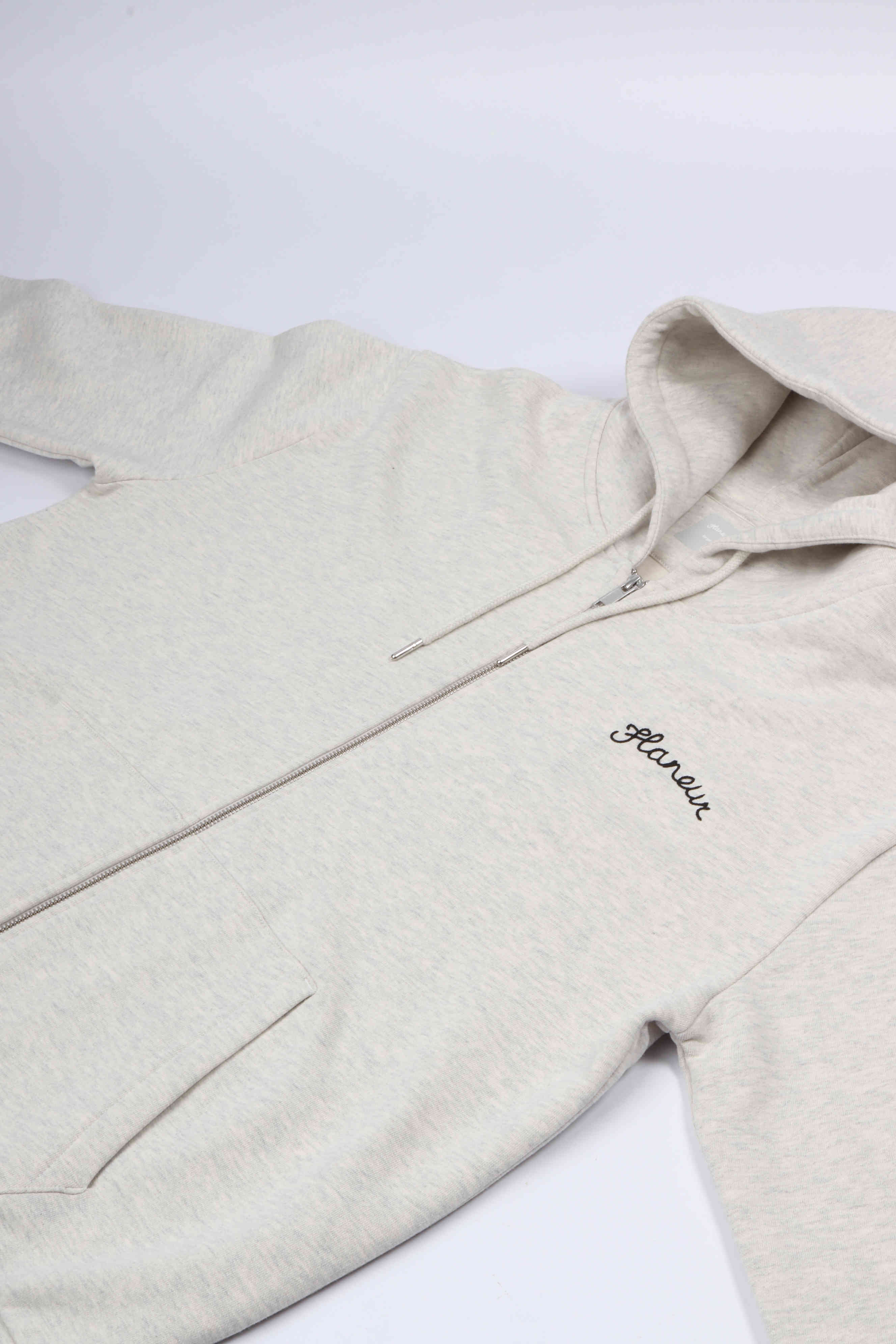 Signature zip up light heather gr