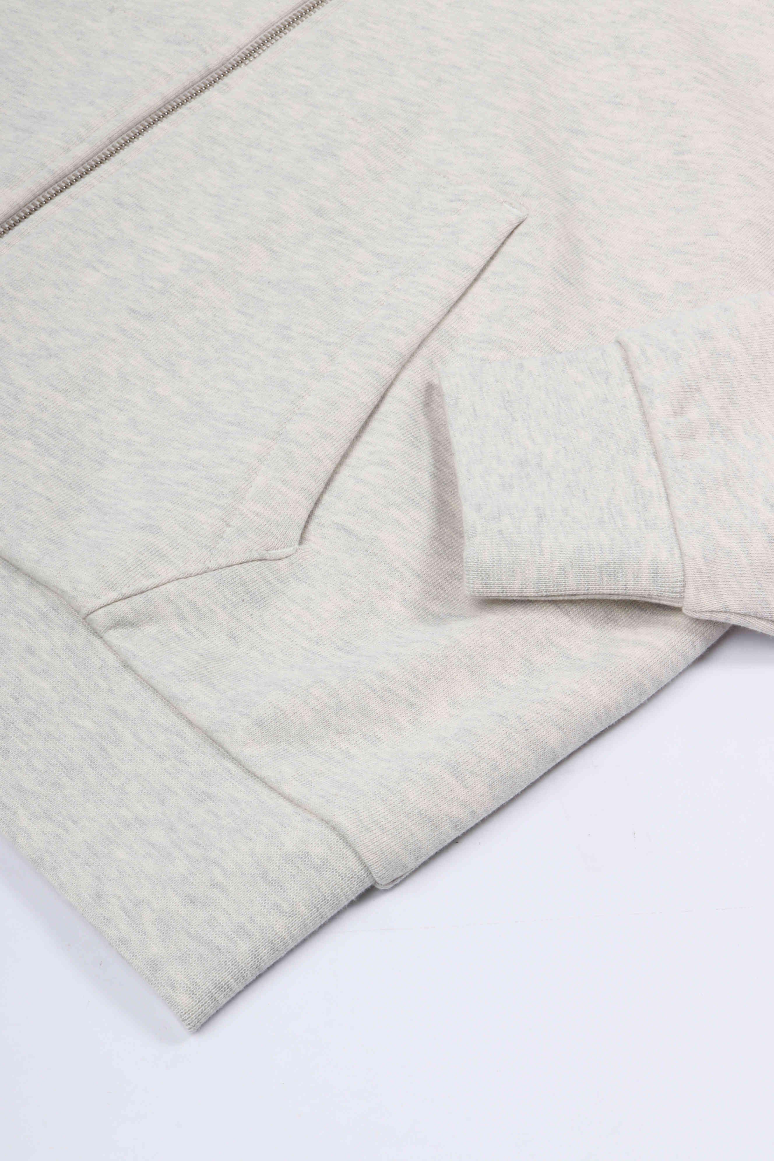 Signature zip up light heather gr