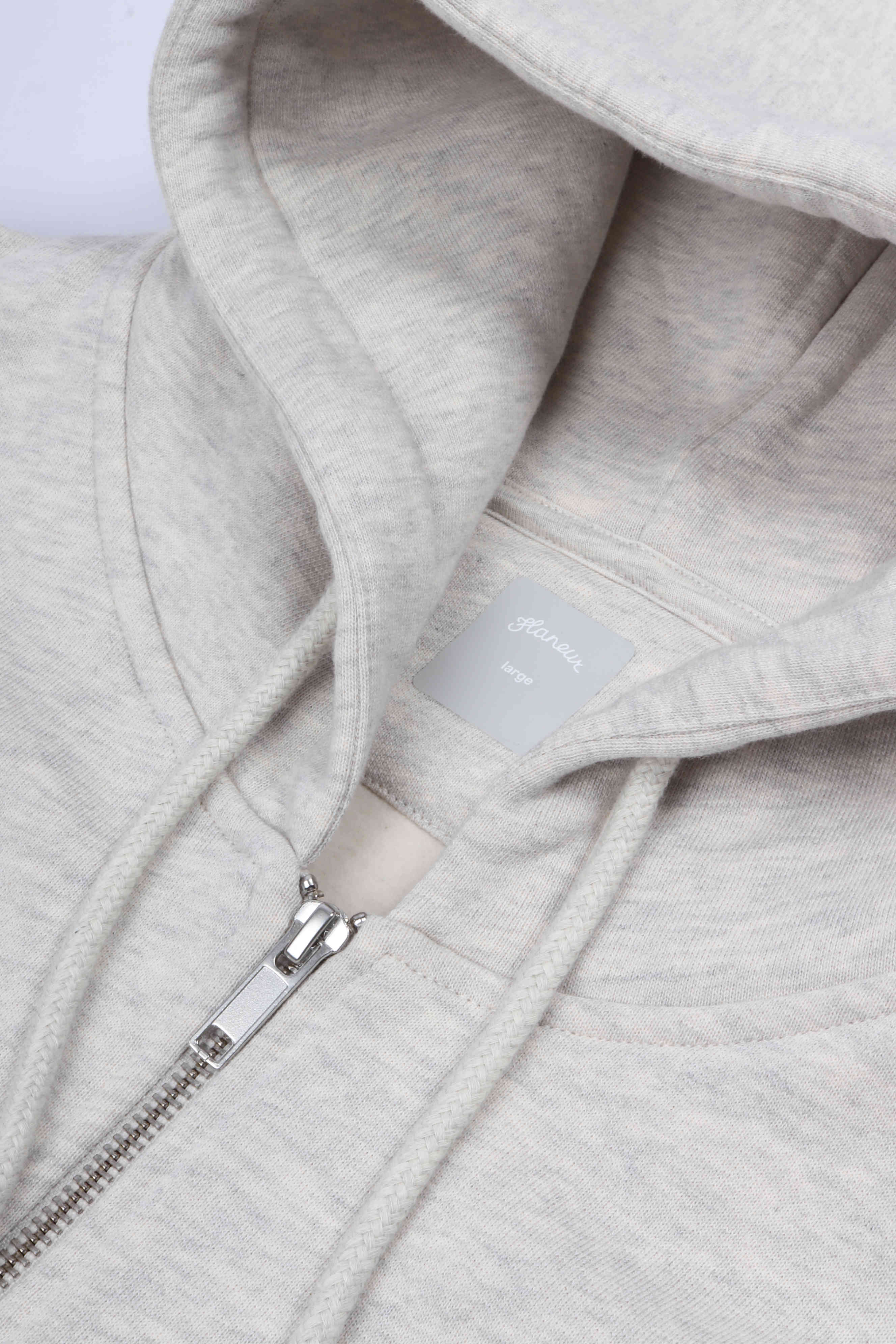 Signature zip up light heather gr