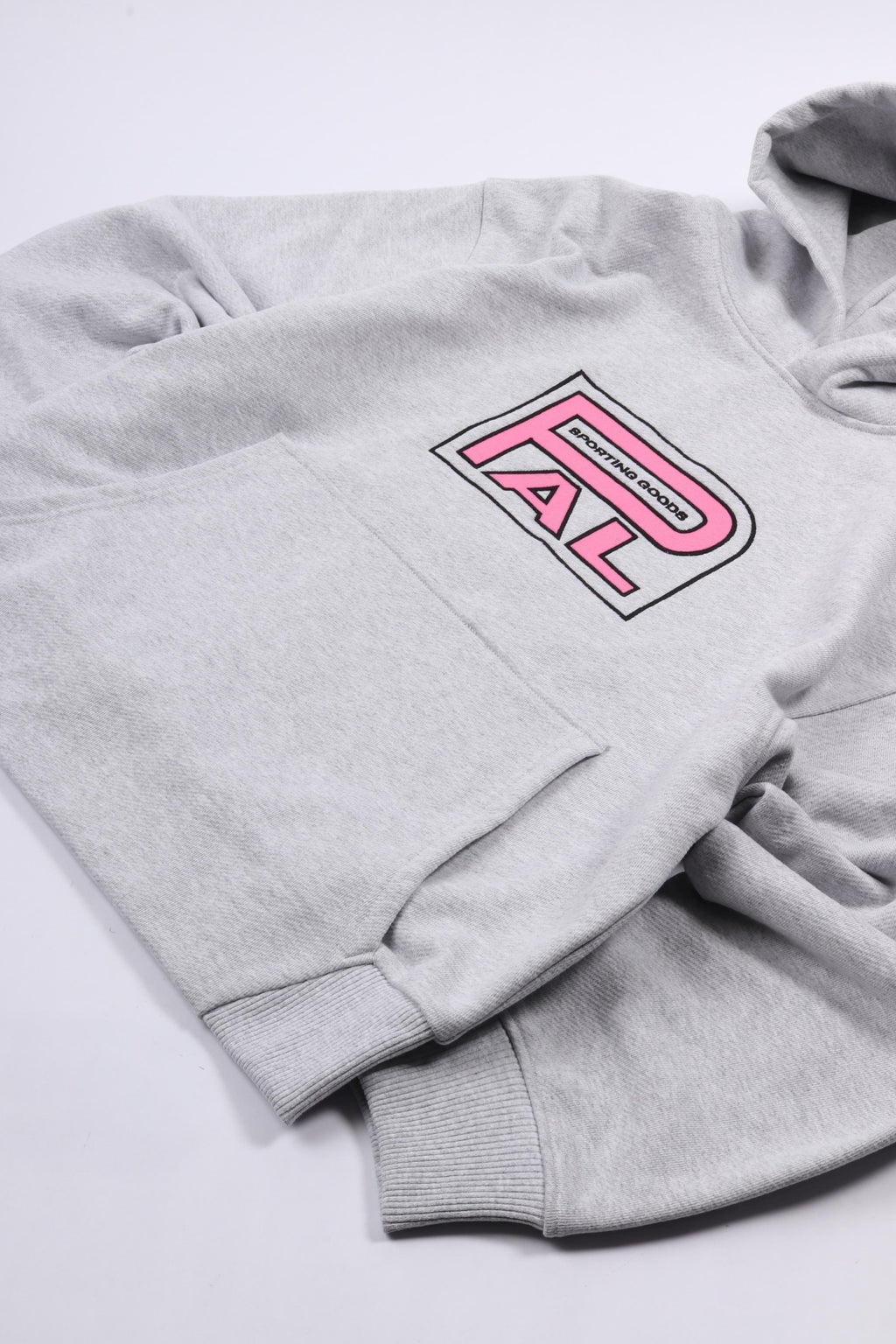 Oval course hoody light gray marl