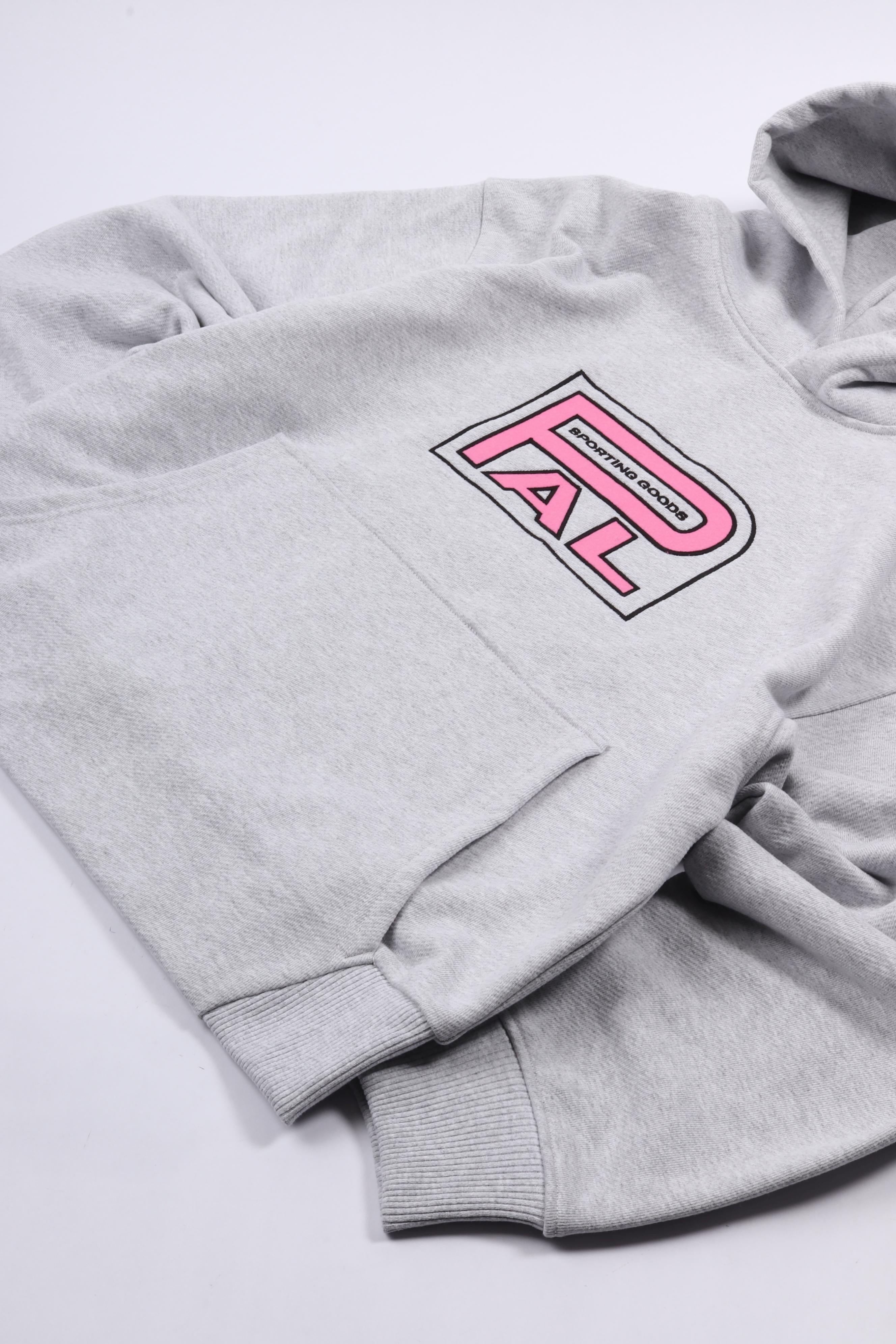 Oval course hoody light gray marl