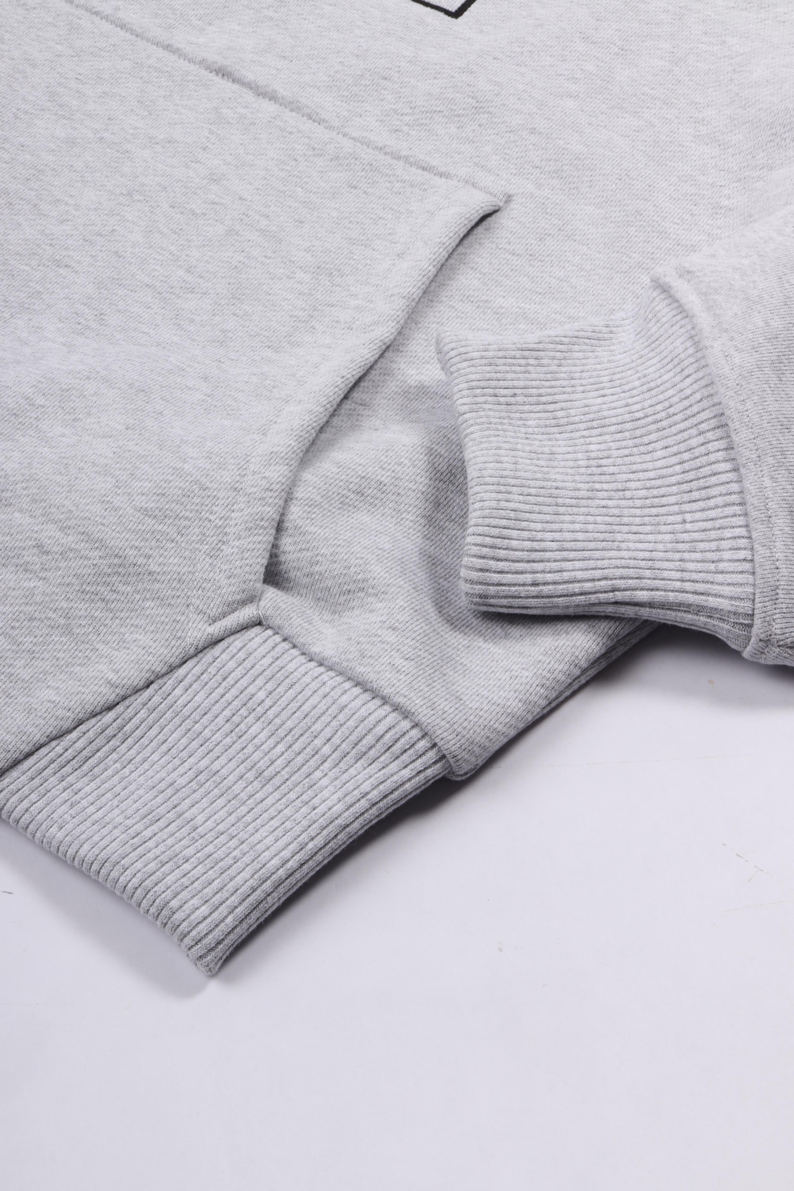 Oval course hoody light gray marl