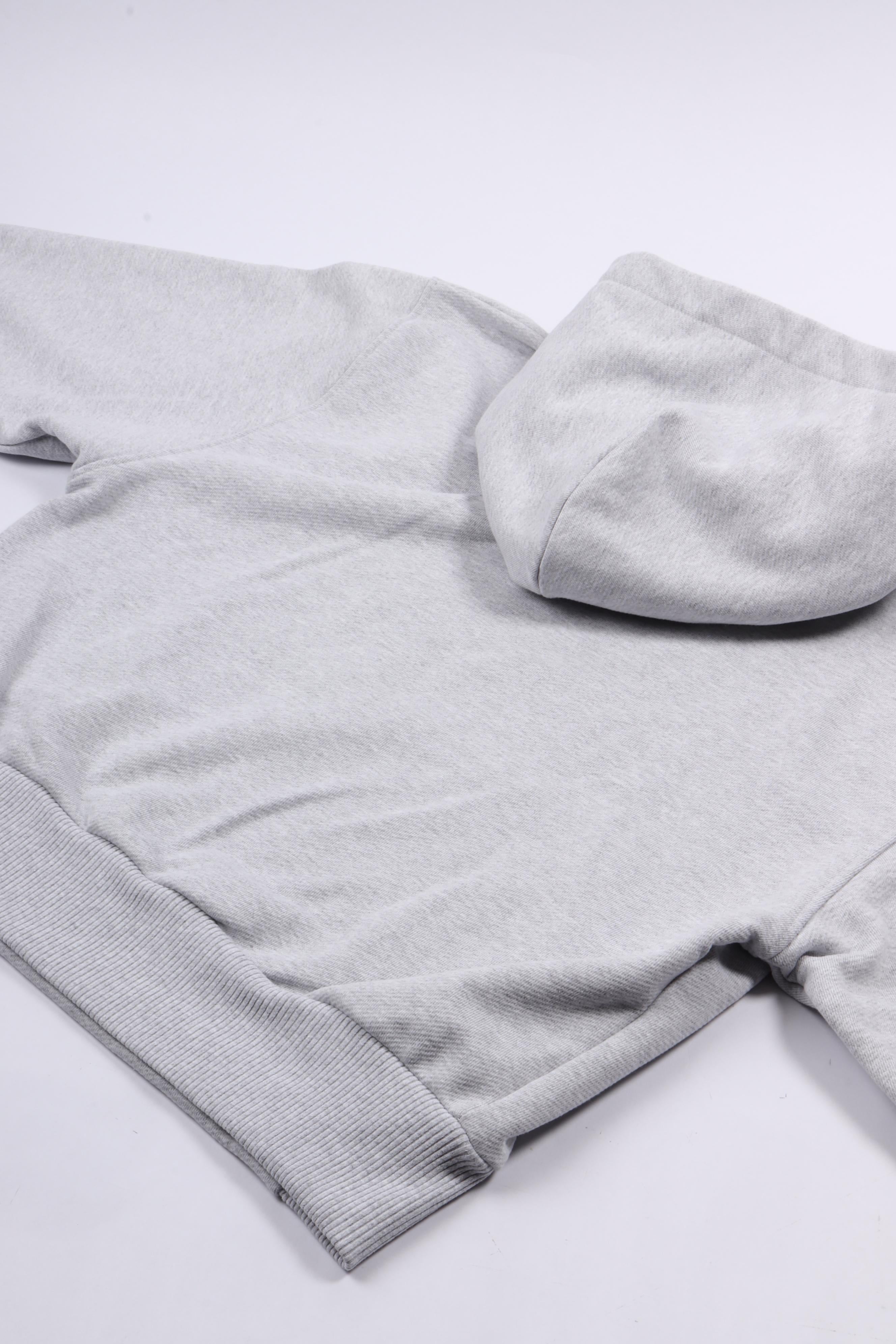 Oval course hoody light gray marl