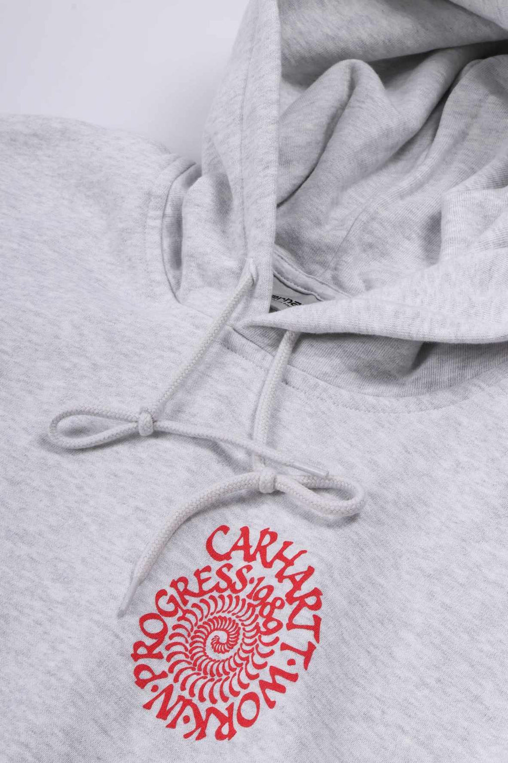 Hooded spiral sweat ash heather