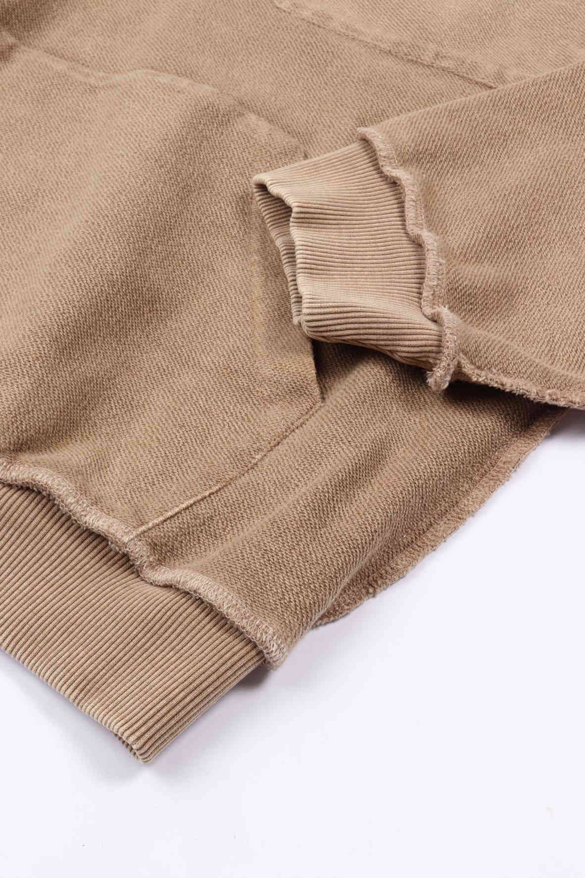 Chest pocket hd garment dye khak