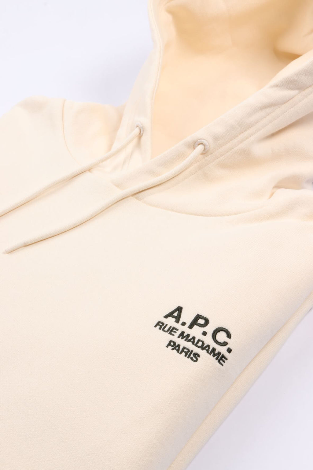 Hoodie st. rue madame ecru/khaki