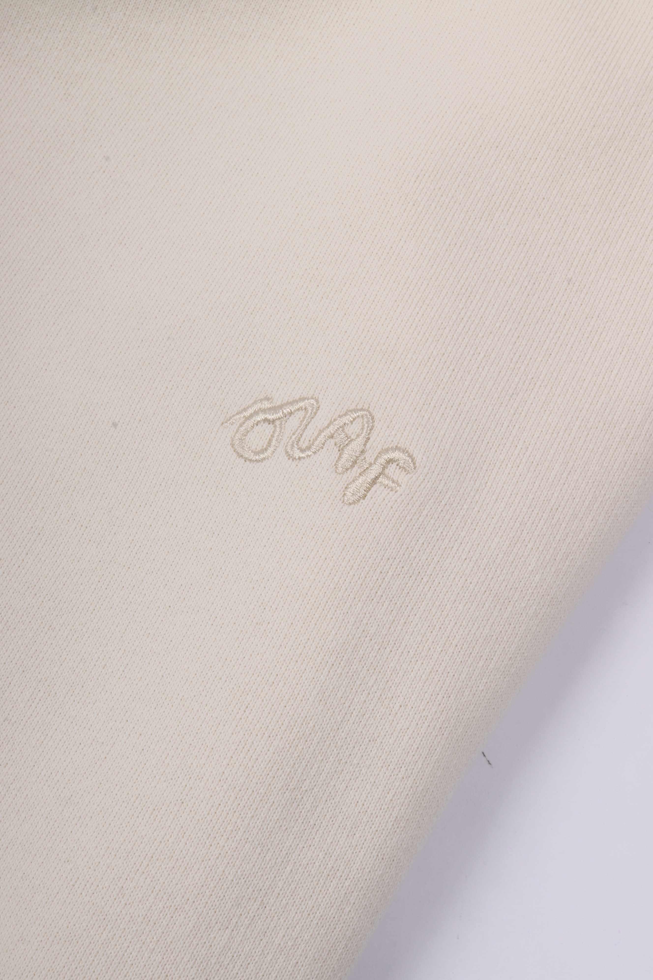 Signature boxy hoodie offwhite
