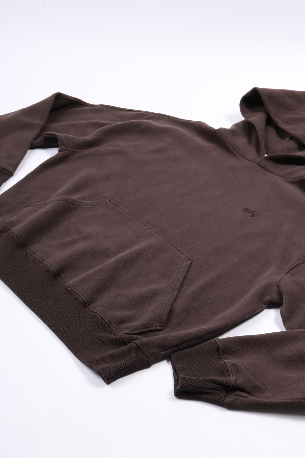 Signature boxy hoodie chocolateplum
