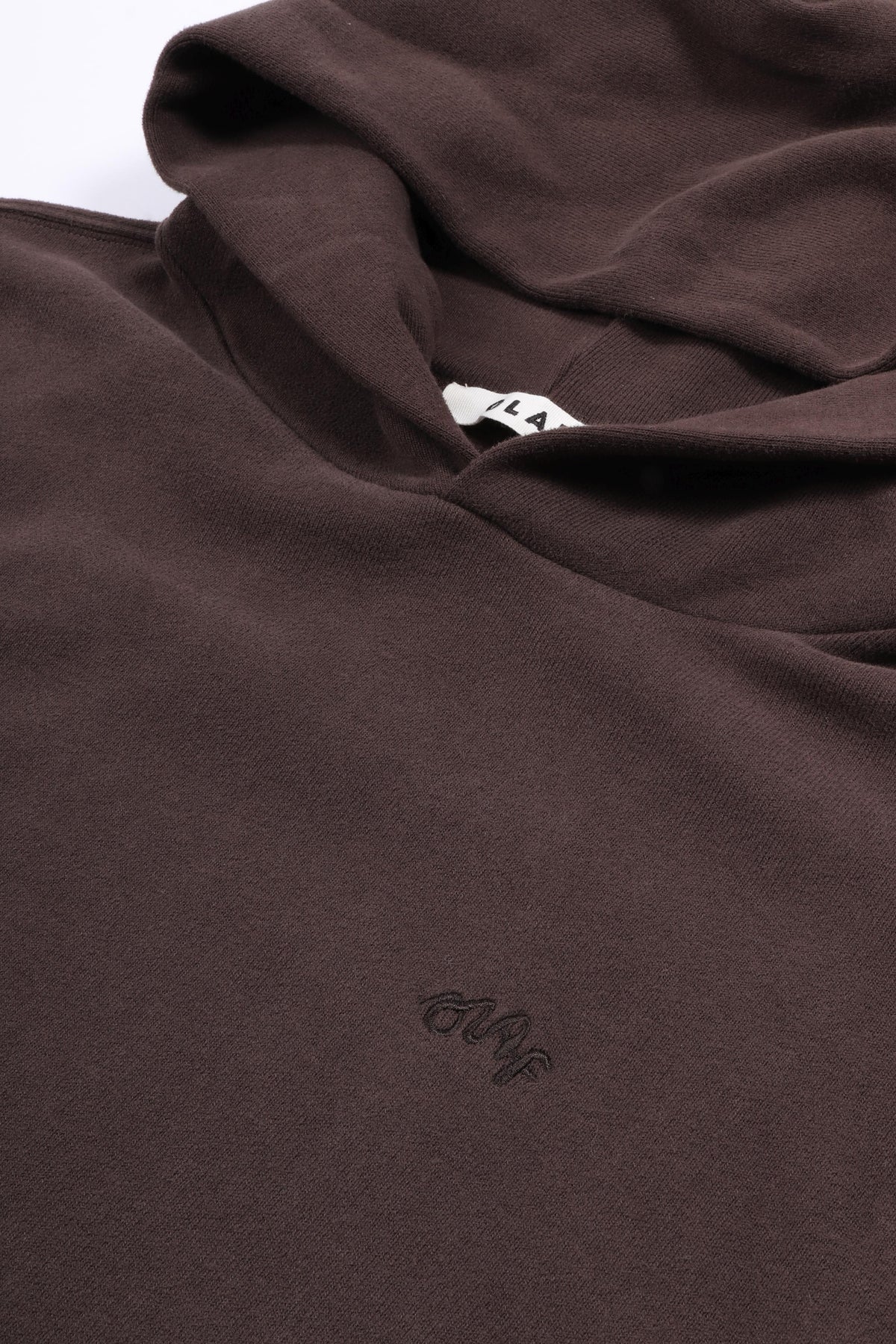 Signature boxy hoodie chocolateplum