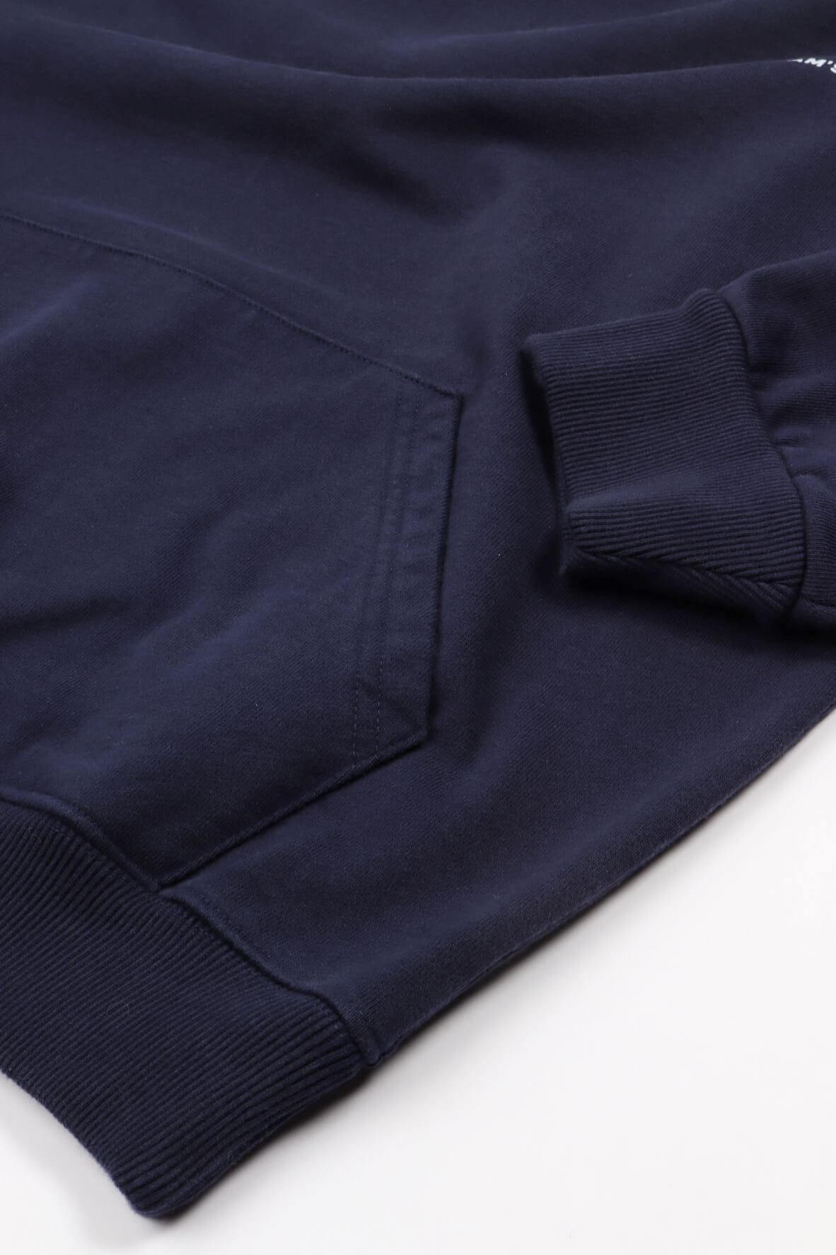 Eyelett hoodie navy