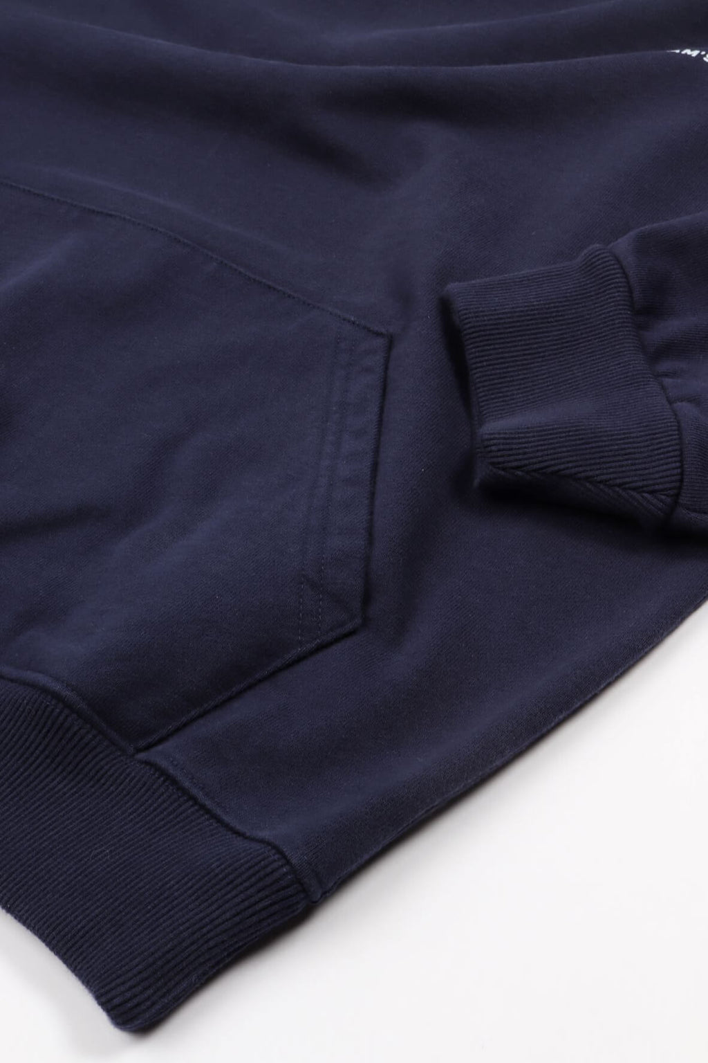 Eyelett hoodie navy