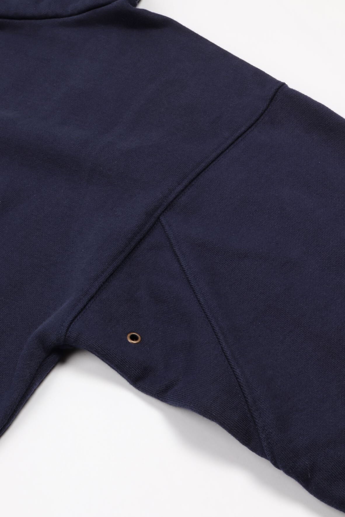 Eyelett hoodie navy