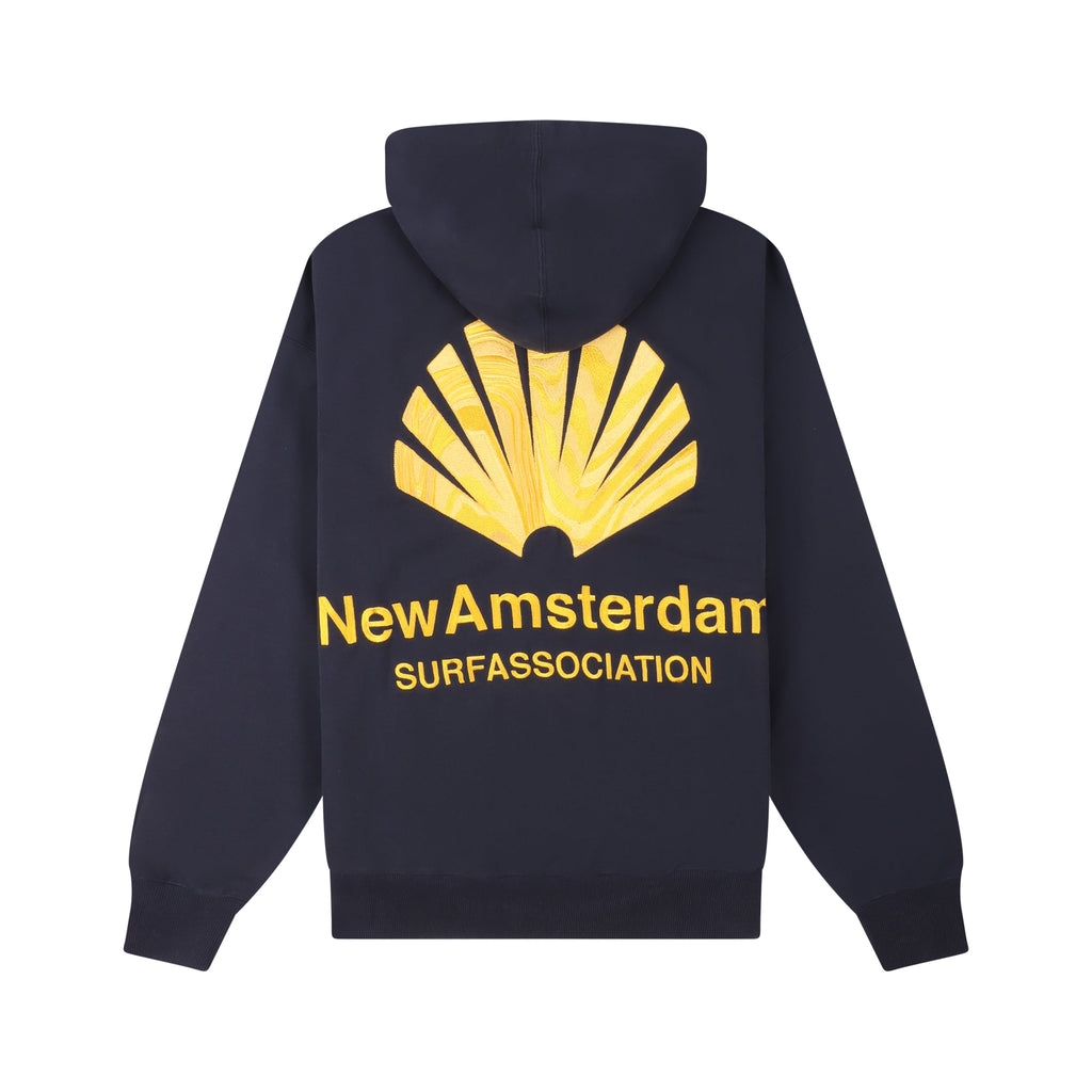 Logo hoodie navy blazer/ sun