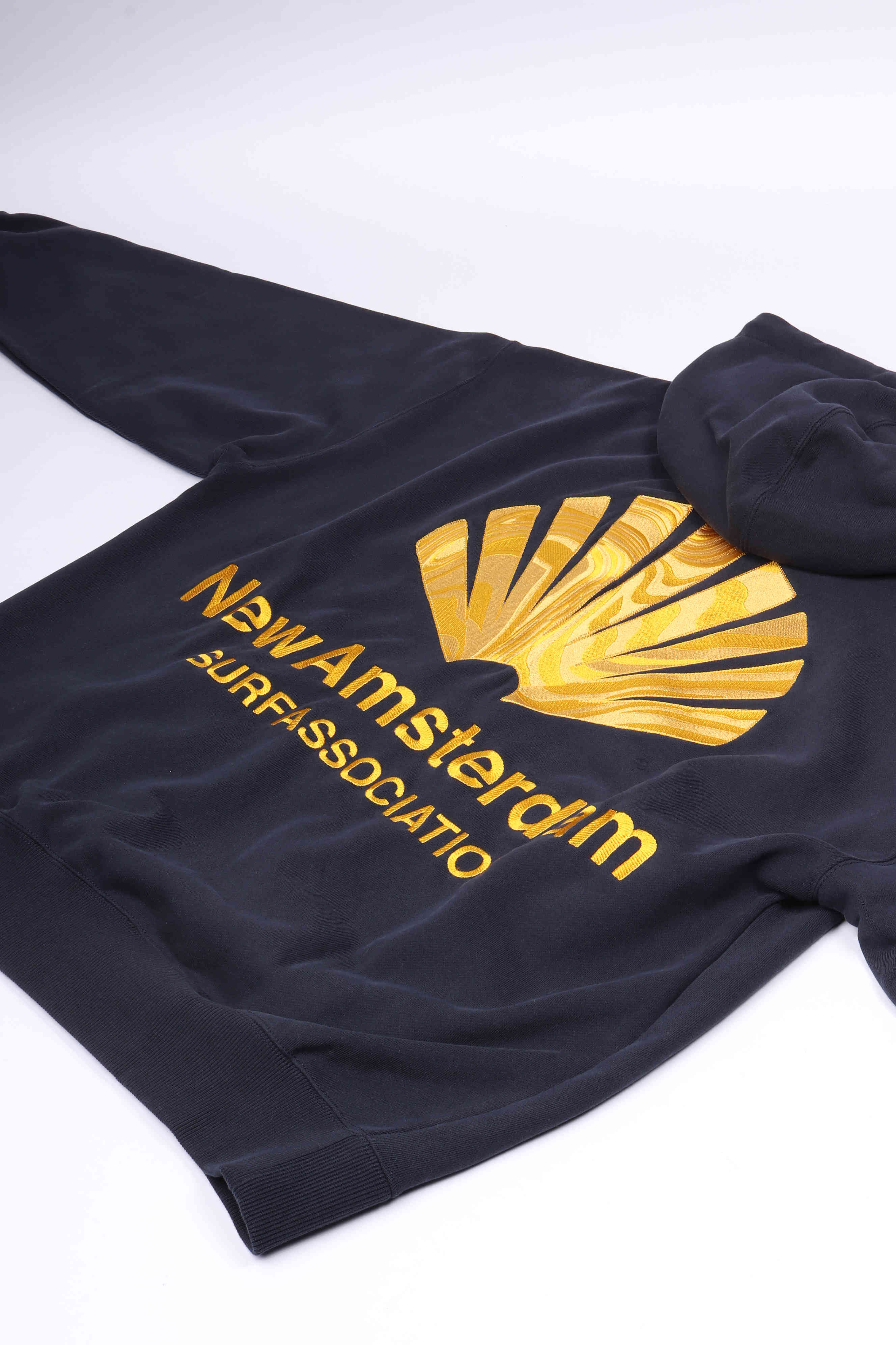 Logo hoodie navy blazer/ sun