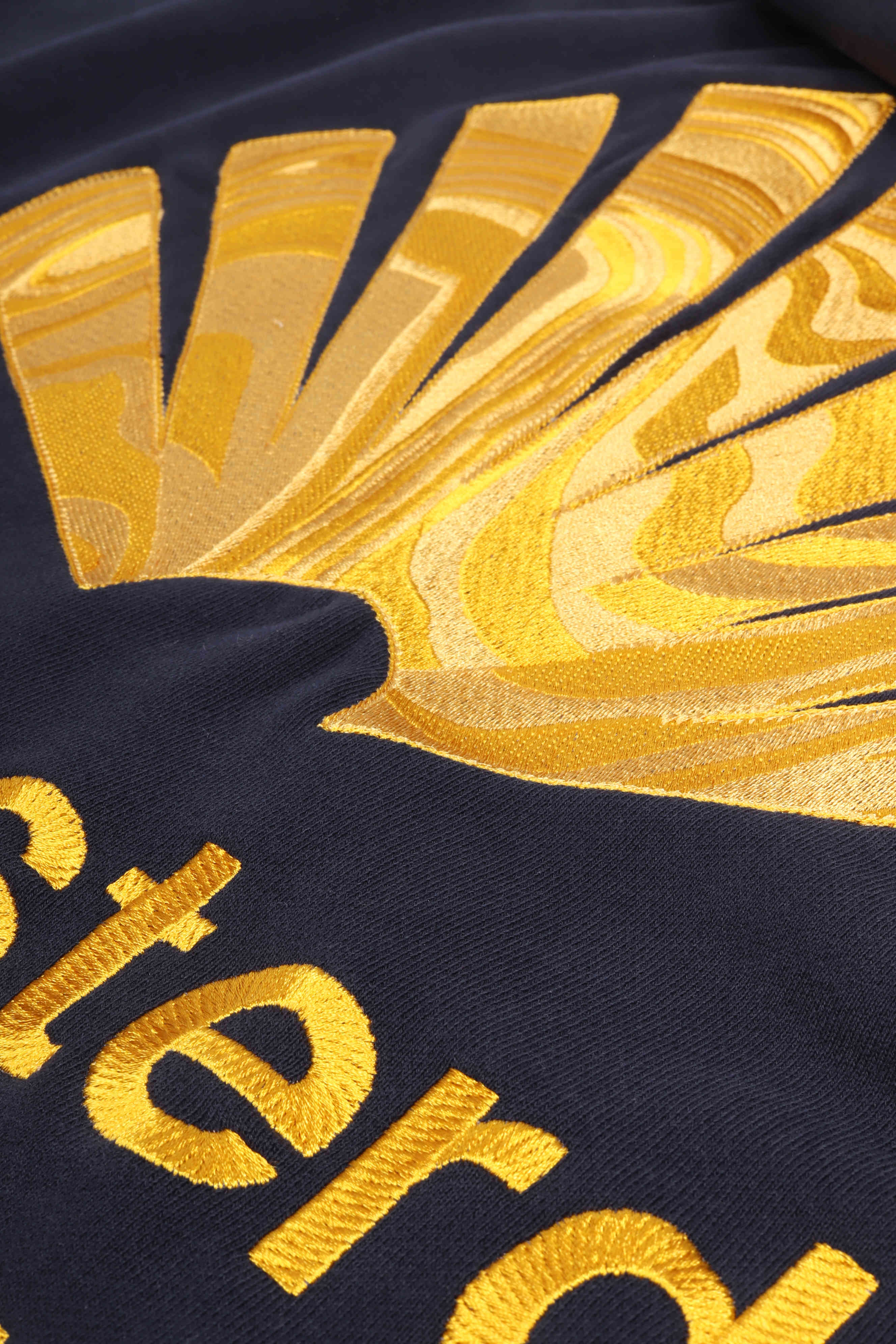 Logo hoodie navy blazer/ sun