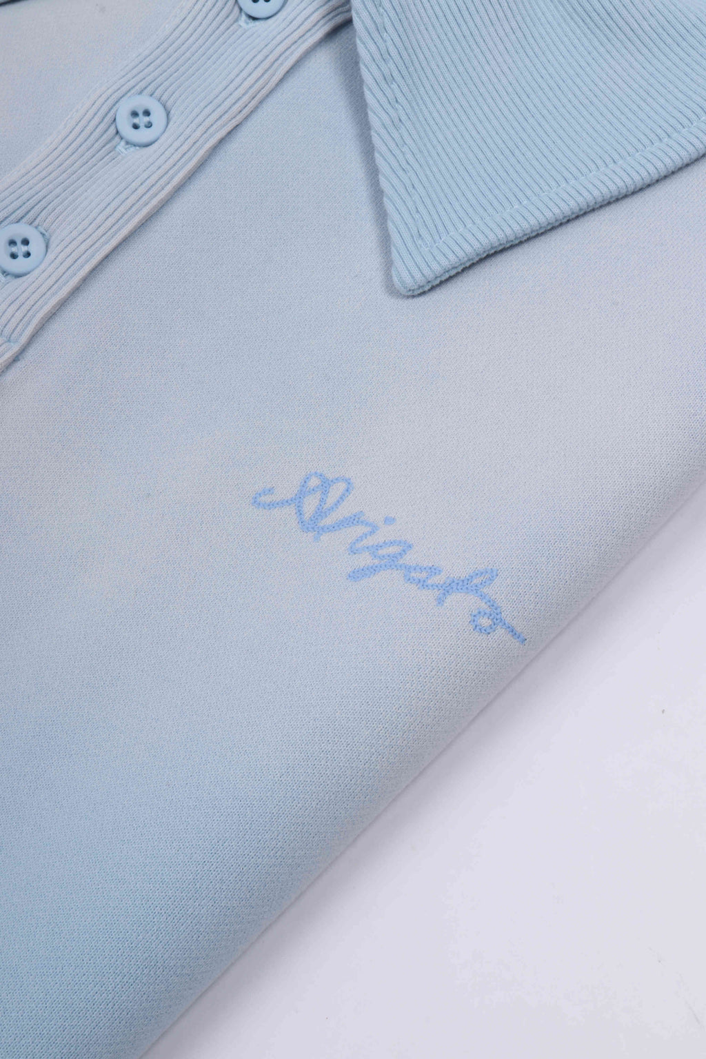 Maze polo sweater powder blue