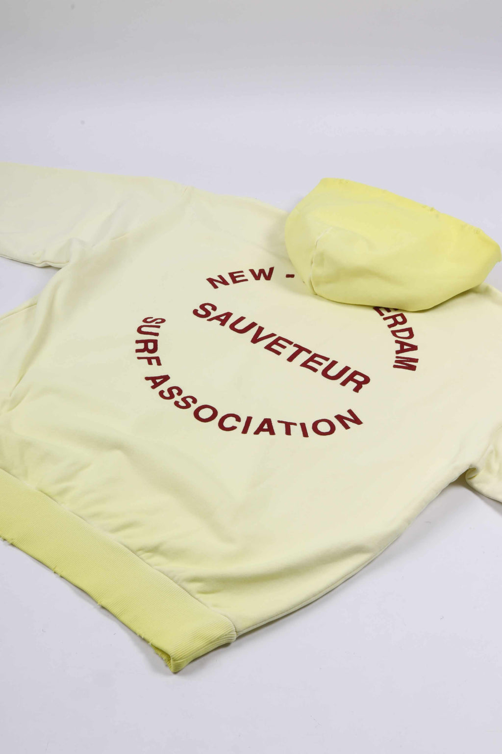 Surf rescue hoodie lime yellow