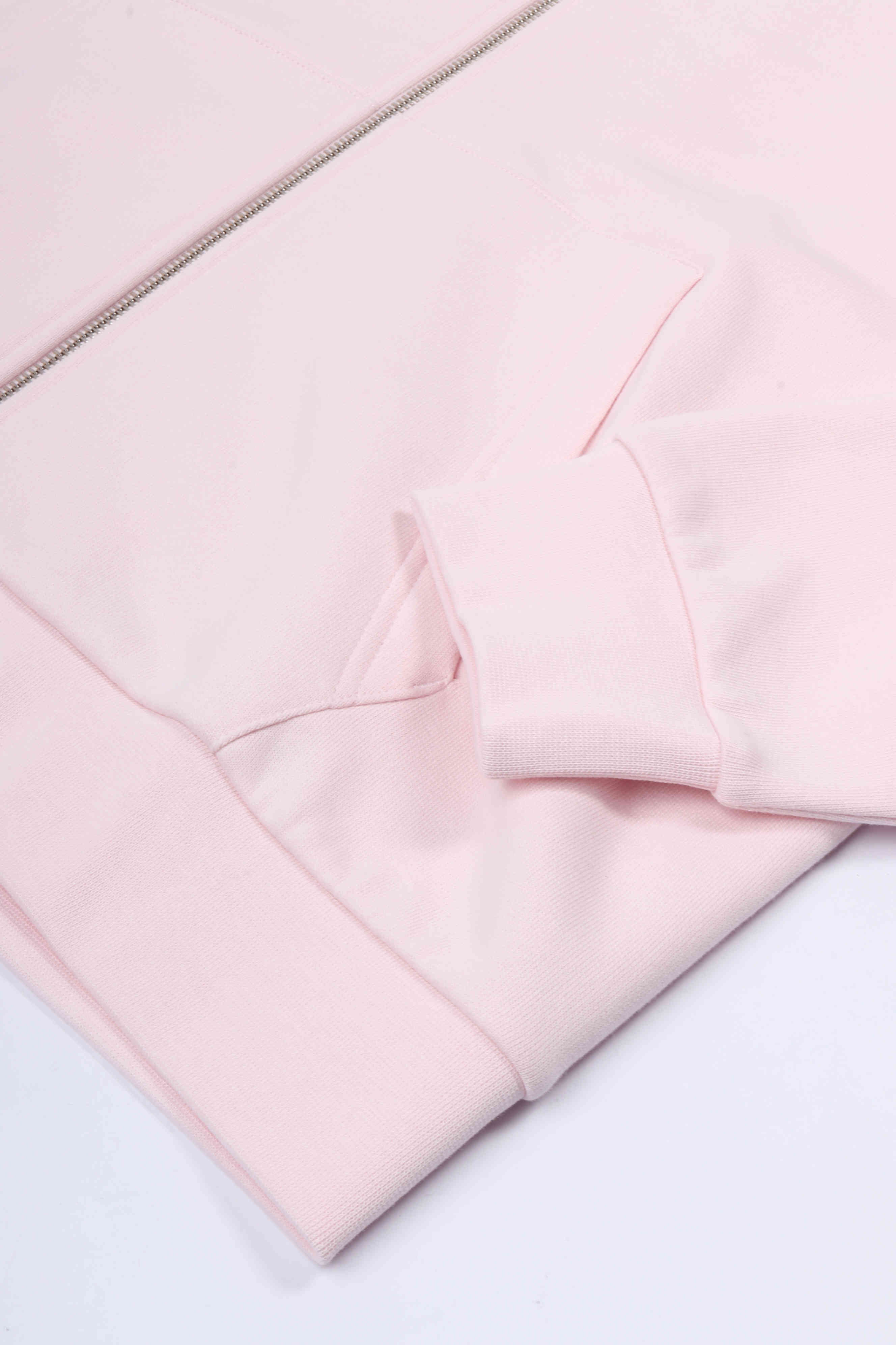 Signature zip up pink