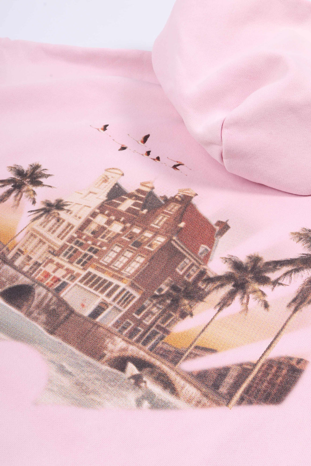 Tropical hoodie pink lady