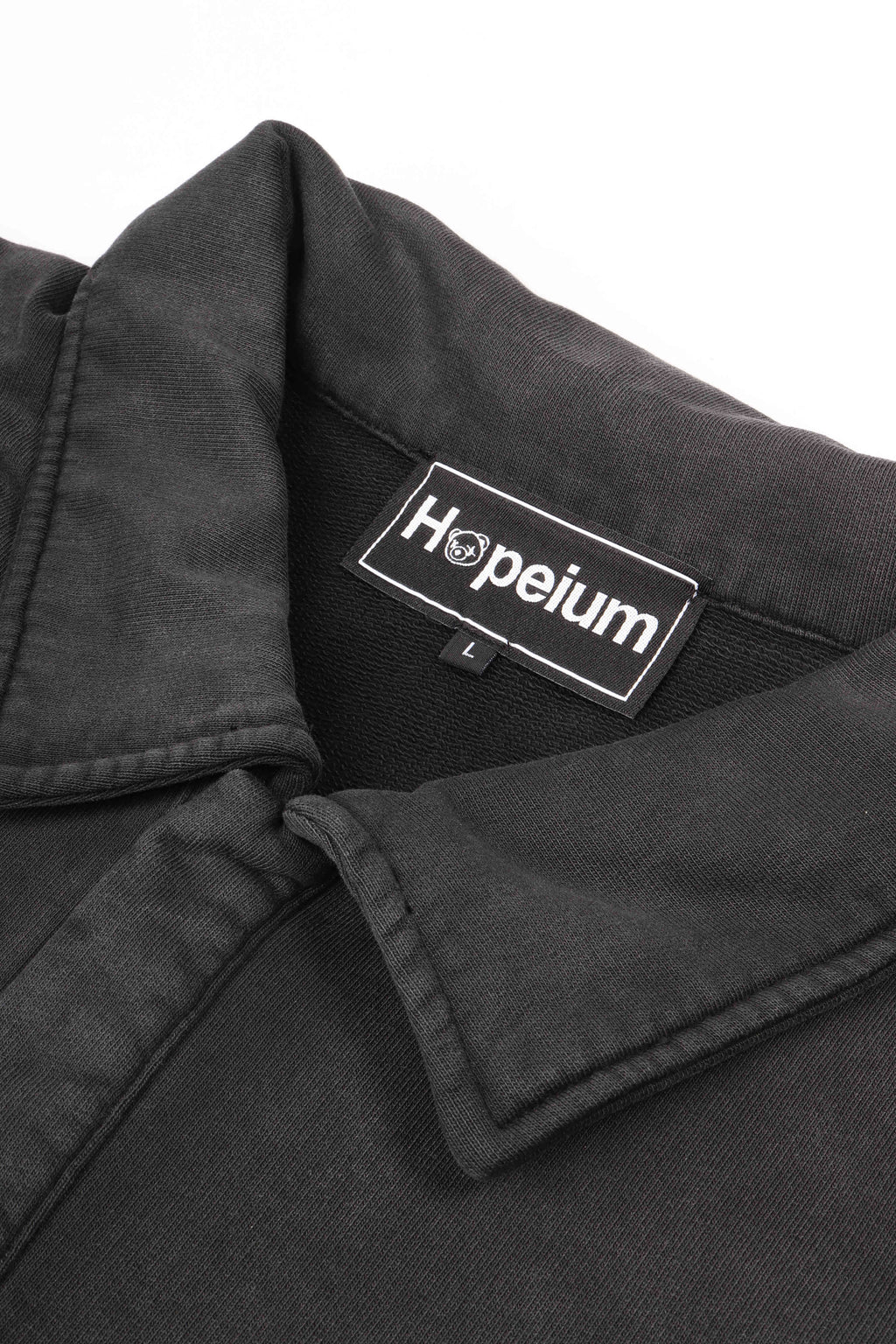 Football polo sweat black