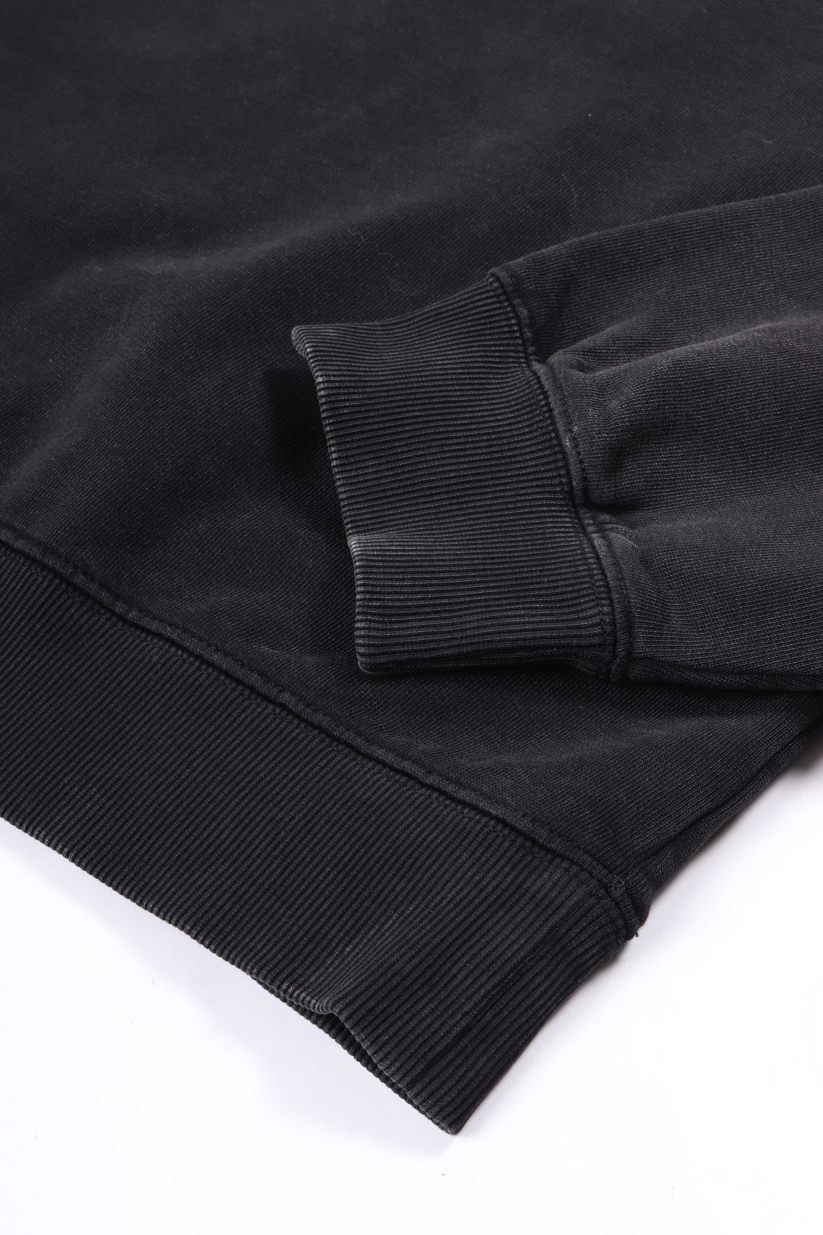 Faded pond corps sweat black hs wash