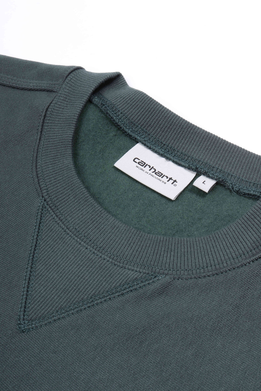 A. script sweater kale green