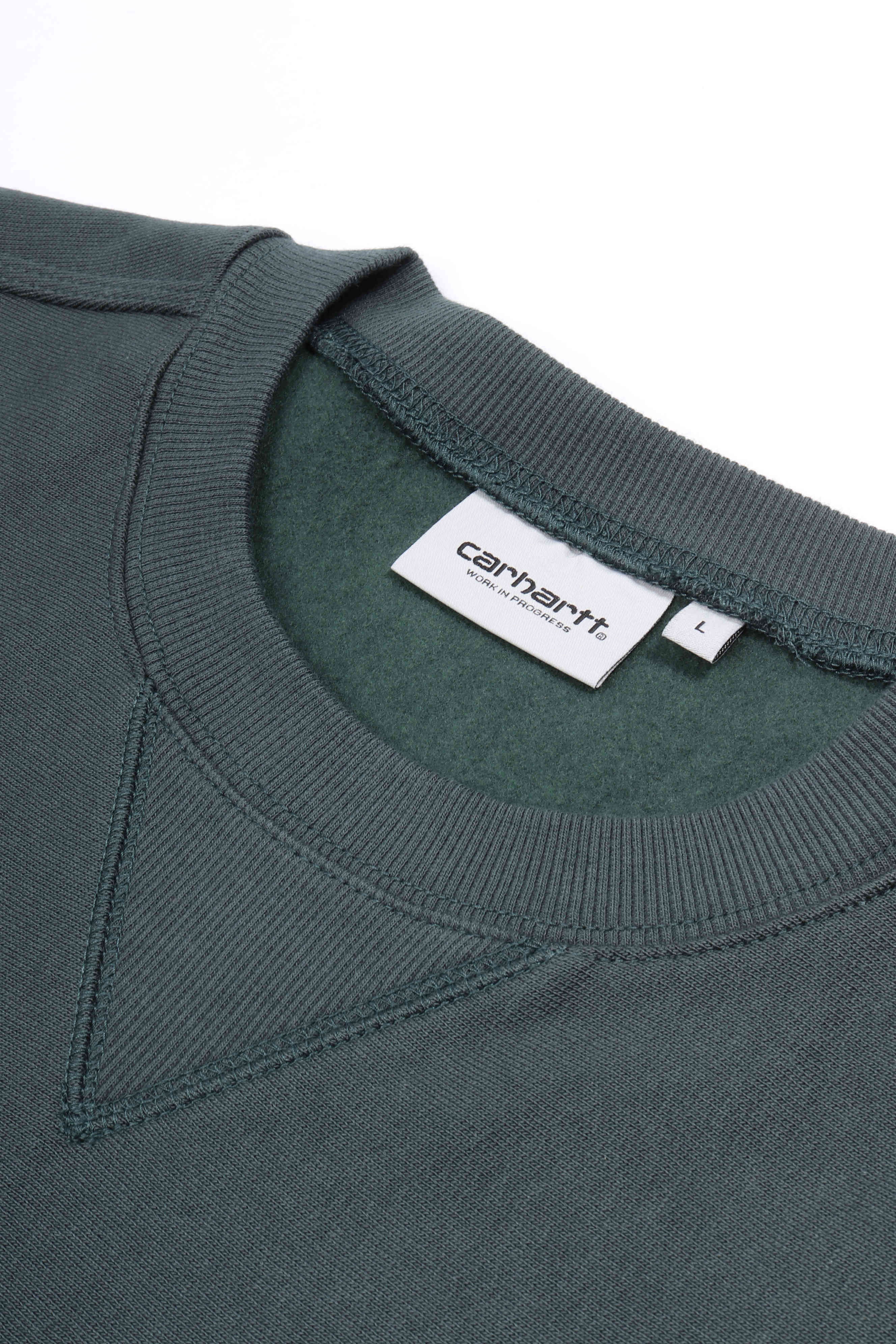 A. script sweater kale green