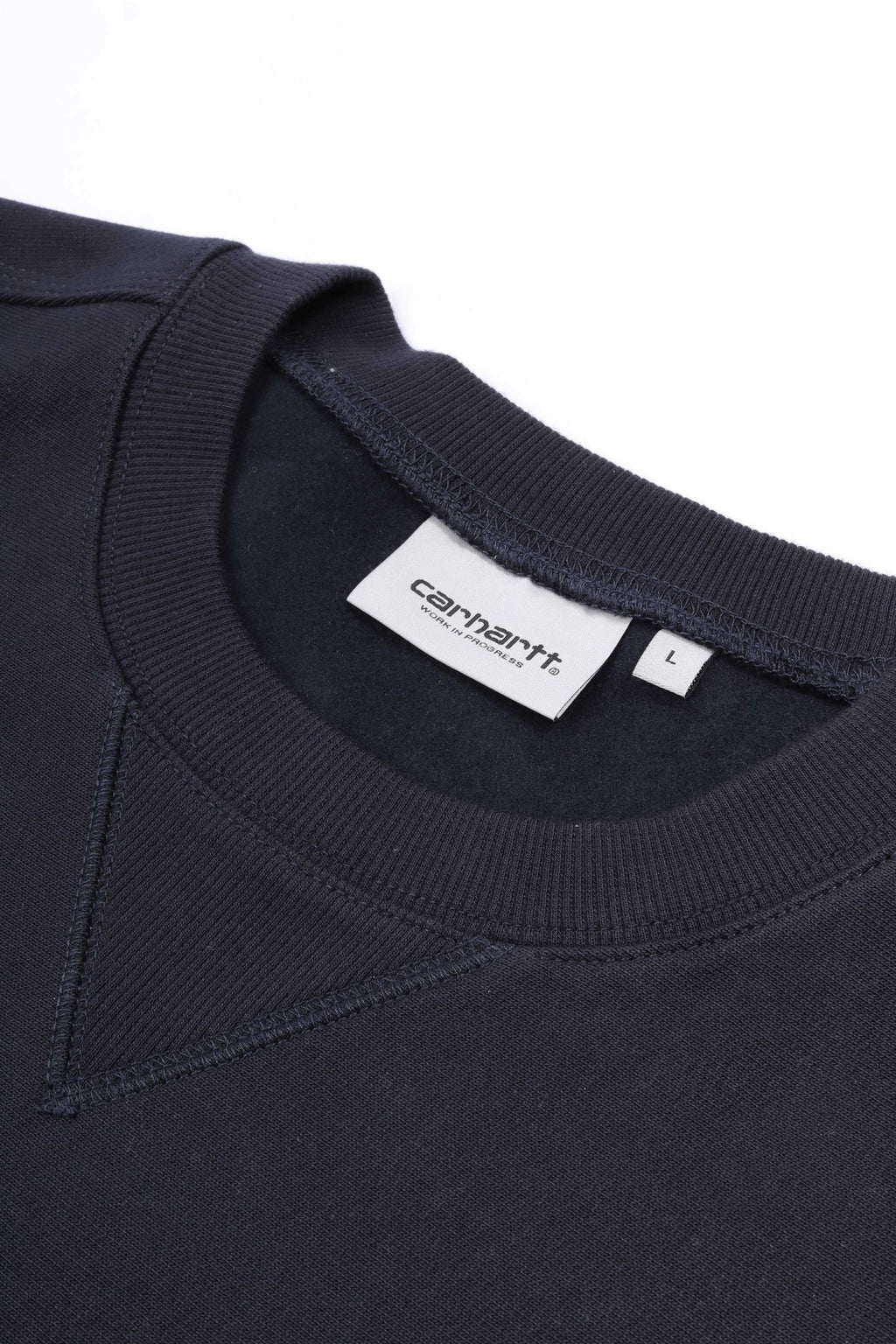 American script sweatshirt deep night