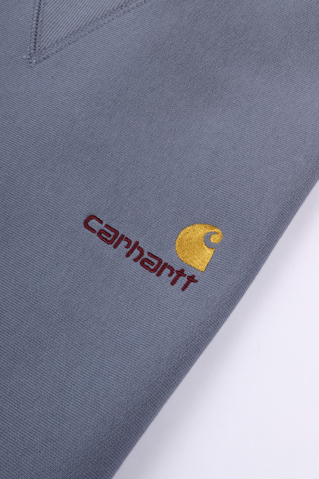 American script sweatshirt shady blue