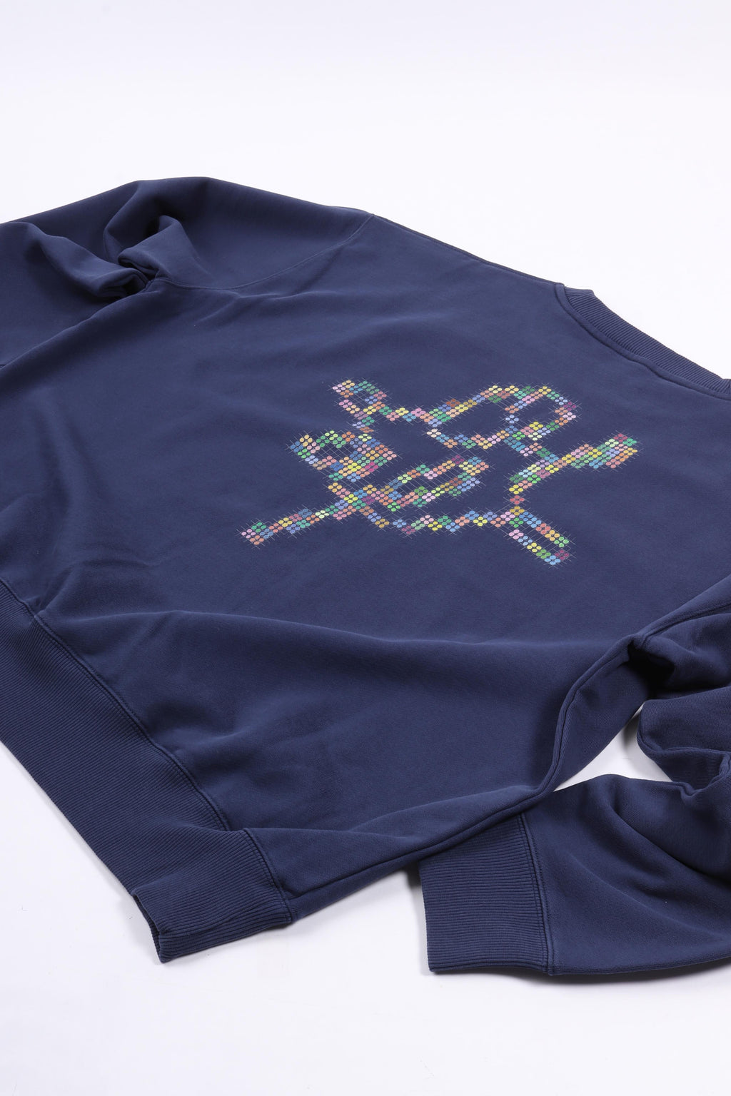 Dotted monogram crewneck naval academy