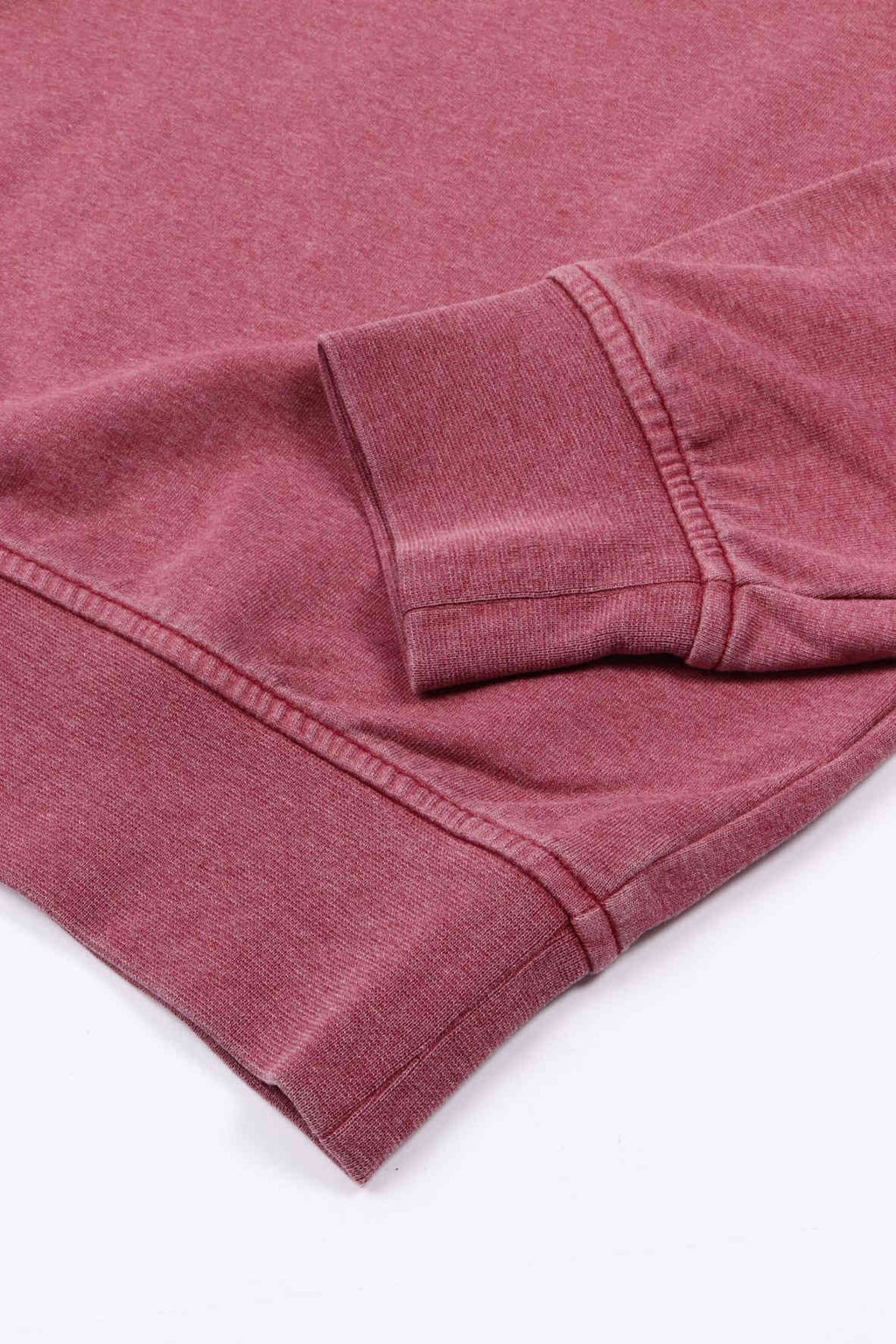 Sweat harris rouge fonce/blan