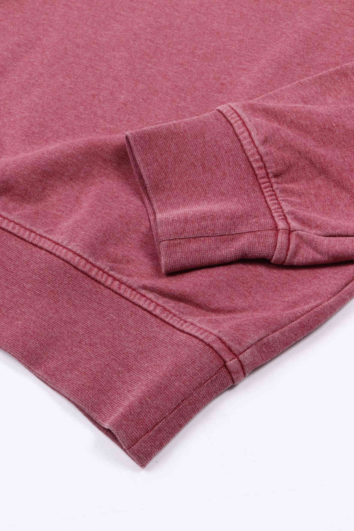 Sweat harris rouge fonce/blan