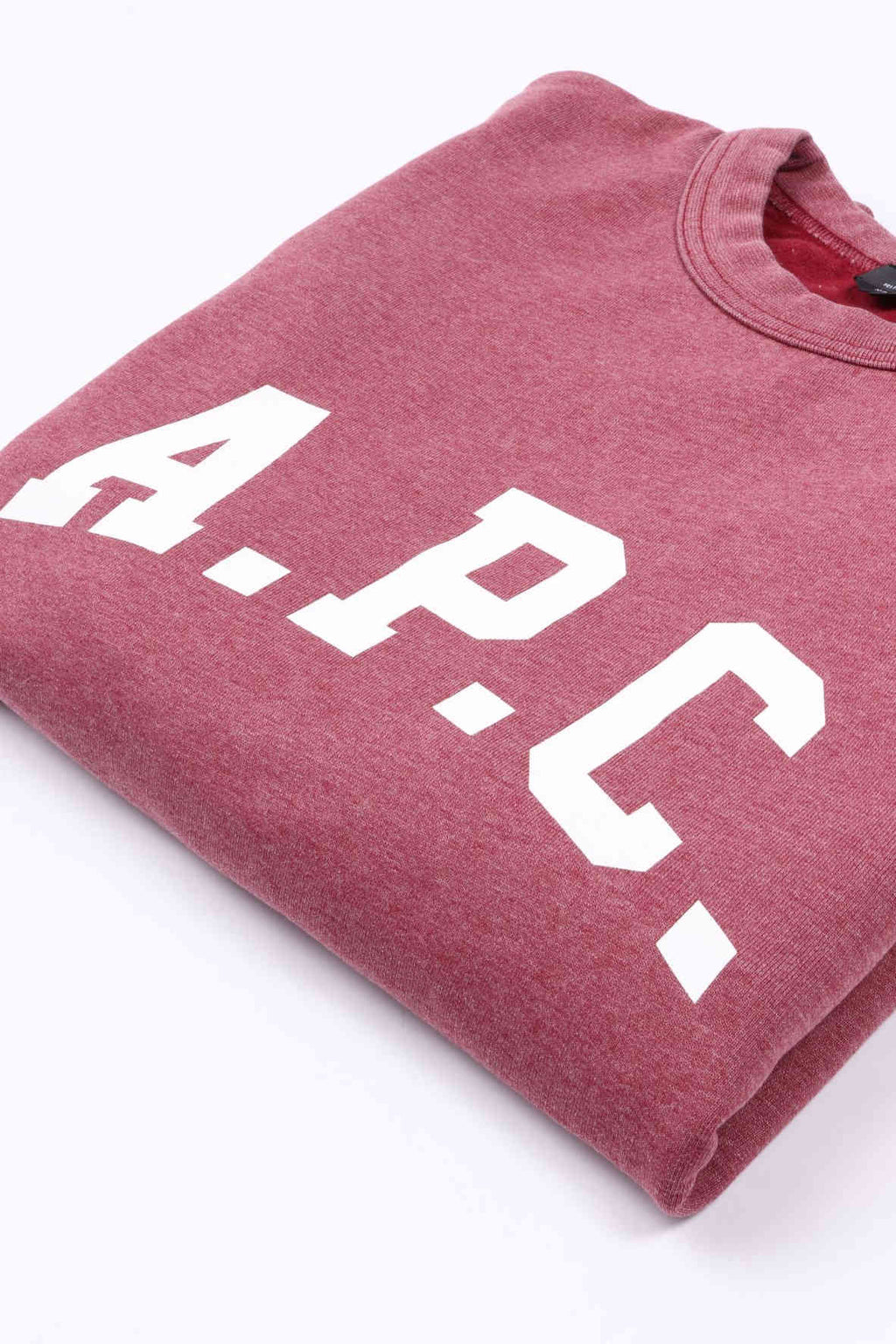 Sweat harris rouge fonce/blan