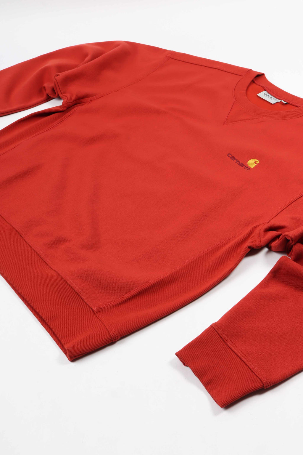 American script sweatshirt oxide red