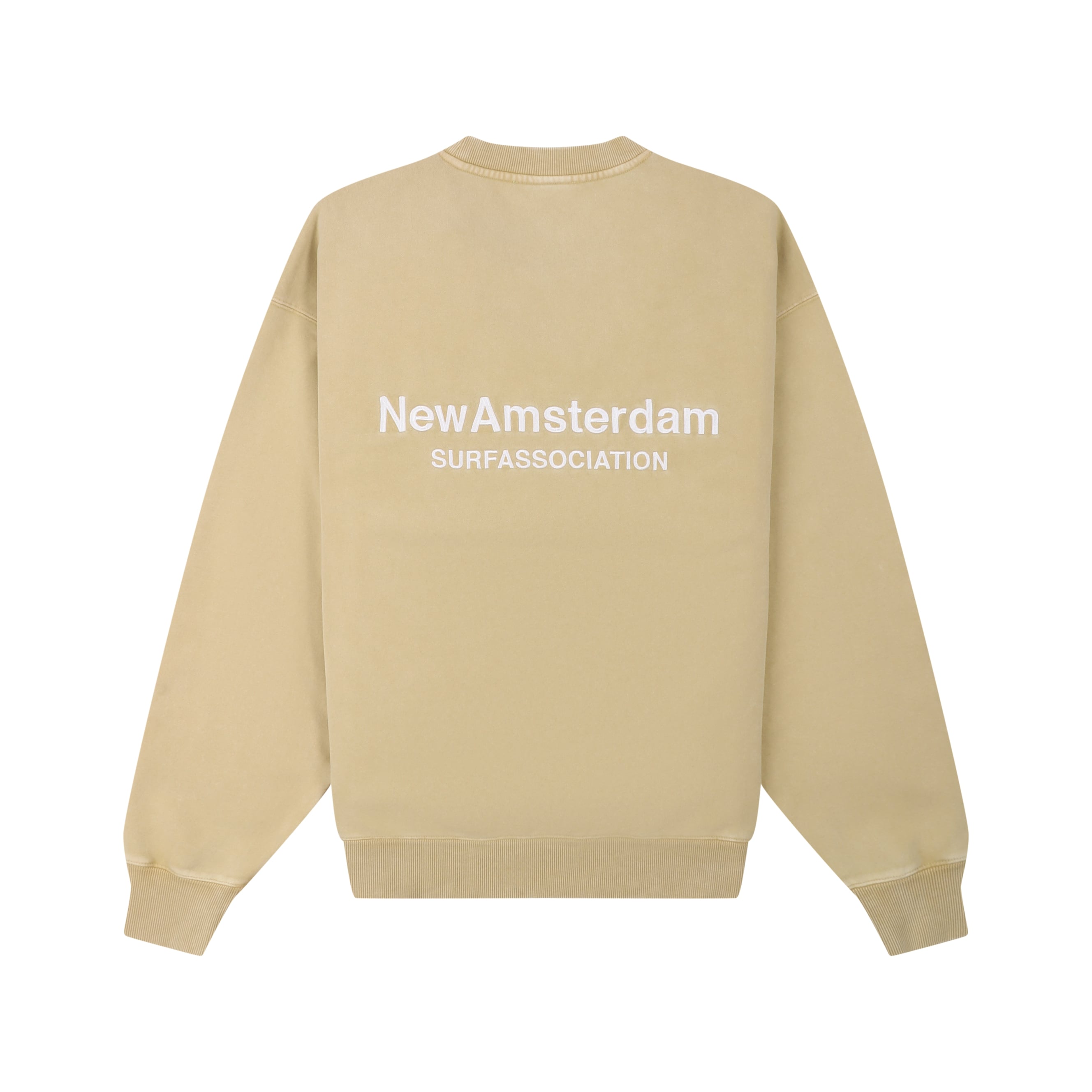 Logo crewneck yellow stone