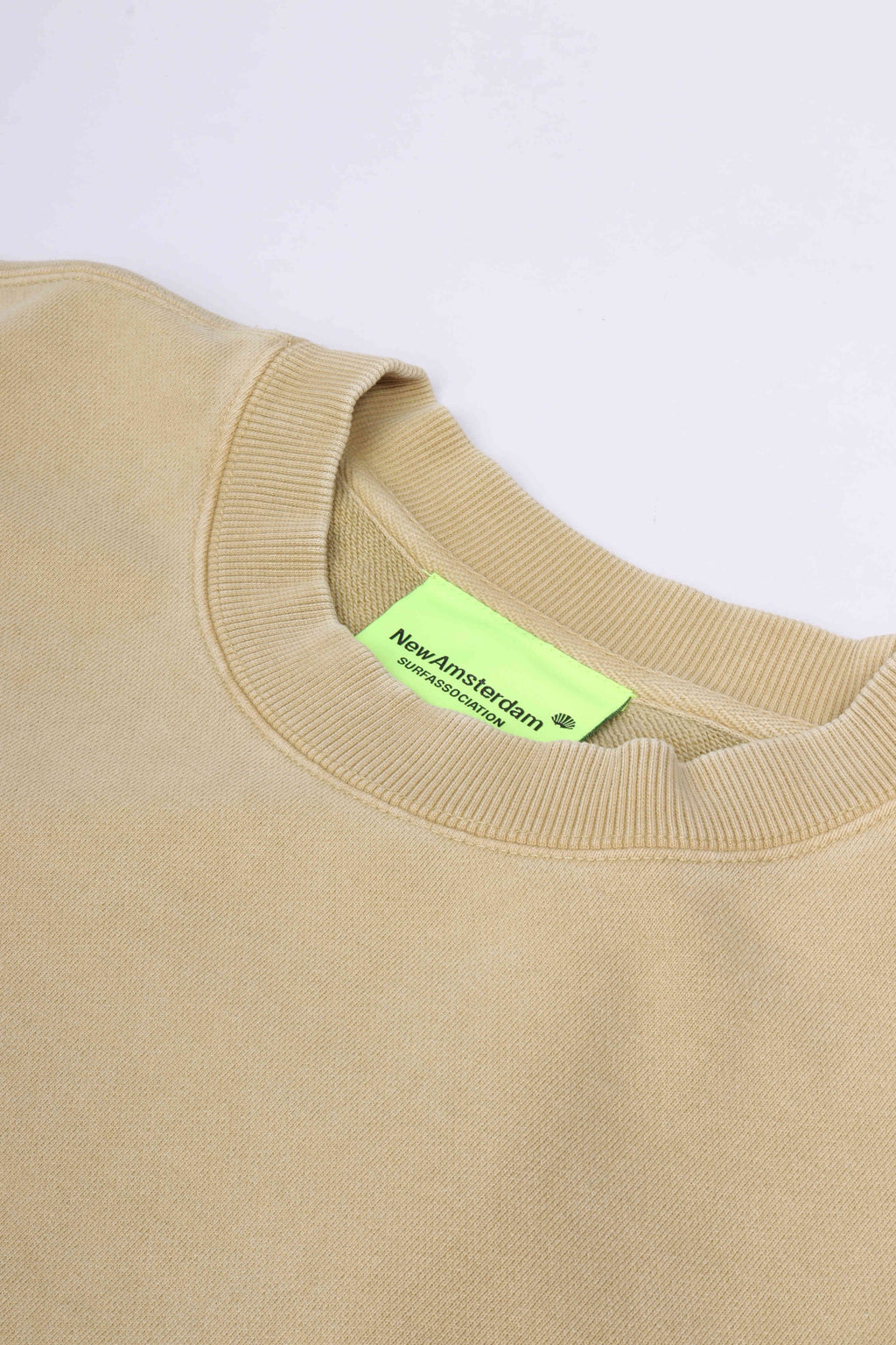 Logo crewneck yellow stone