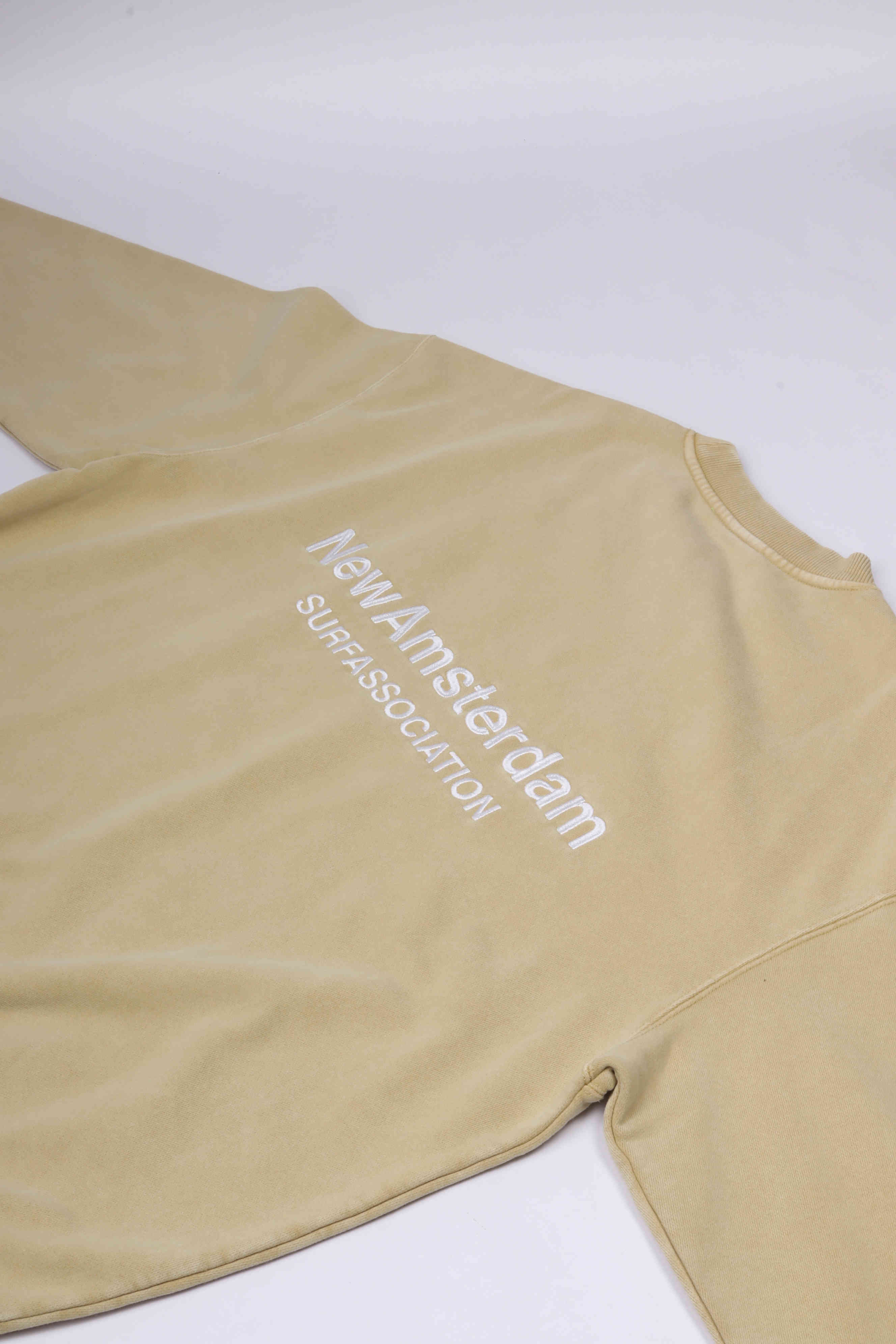 Logo crewneck yellow stone