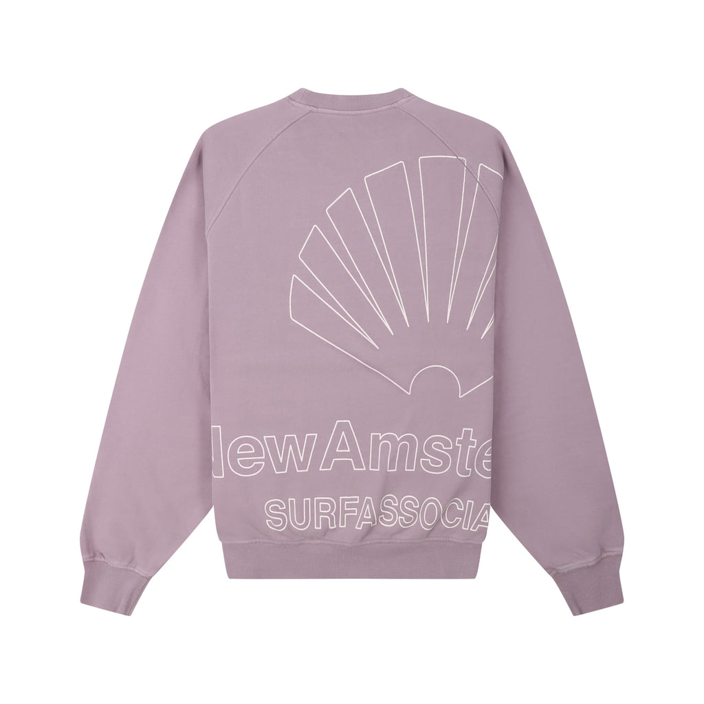 Bigo logo crewneck fog / white