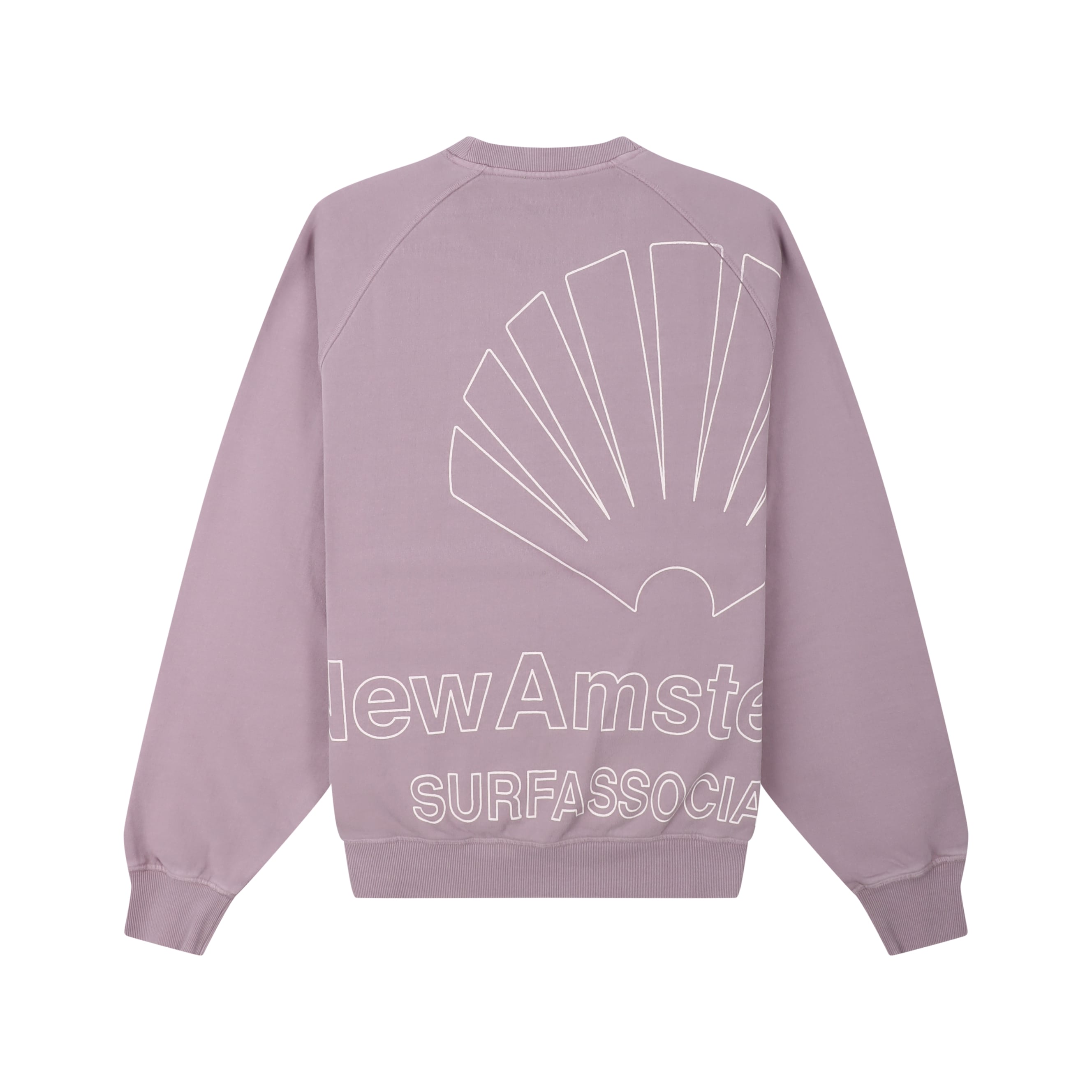 Bigo logo crewneck fog / white