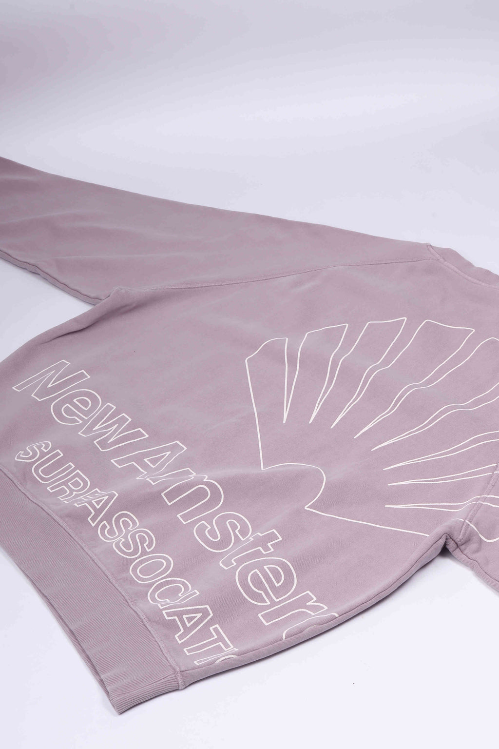 Bigo logo crewneck fog / white