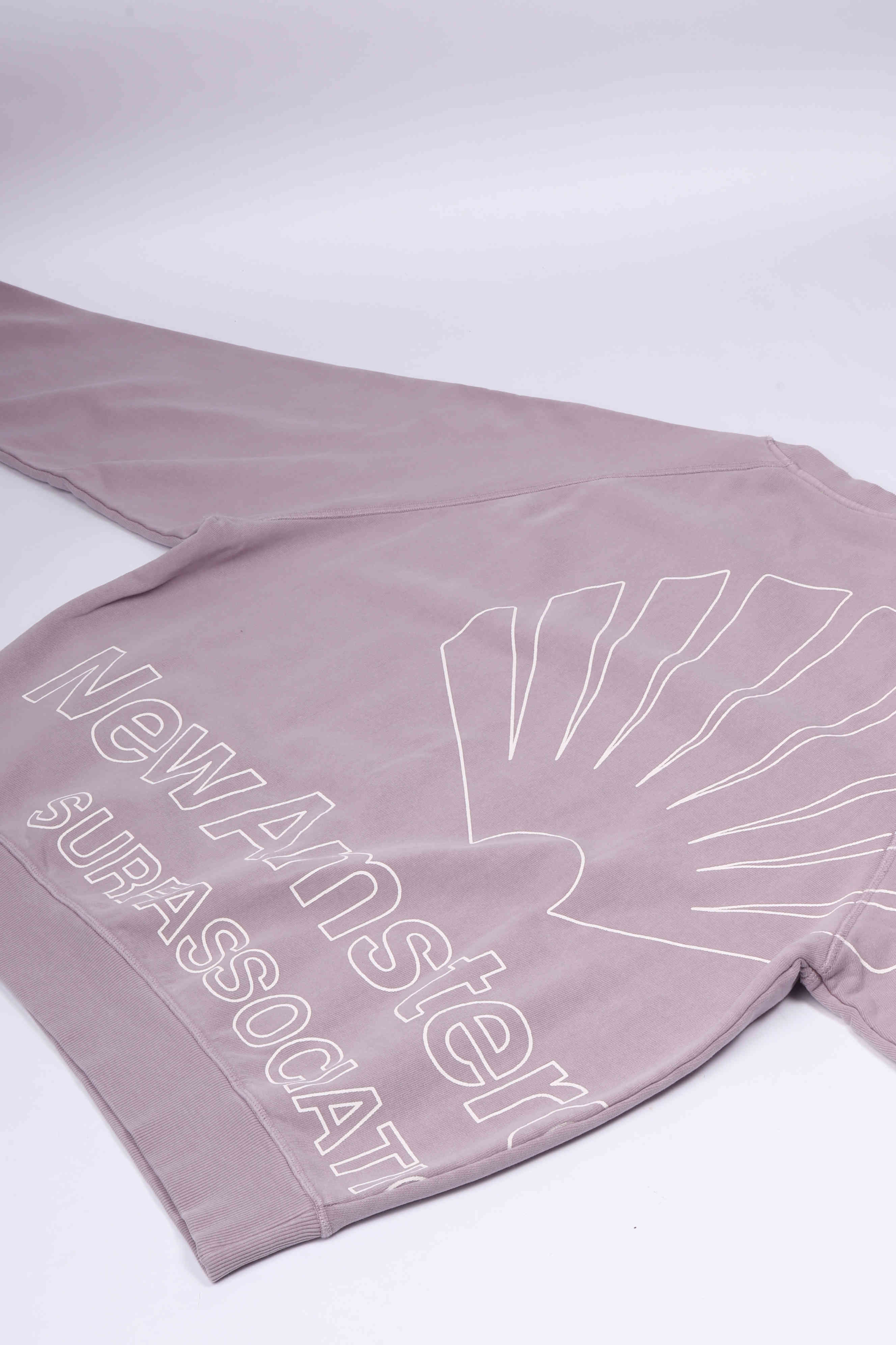 Bigo logo crewneck fog / white