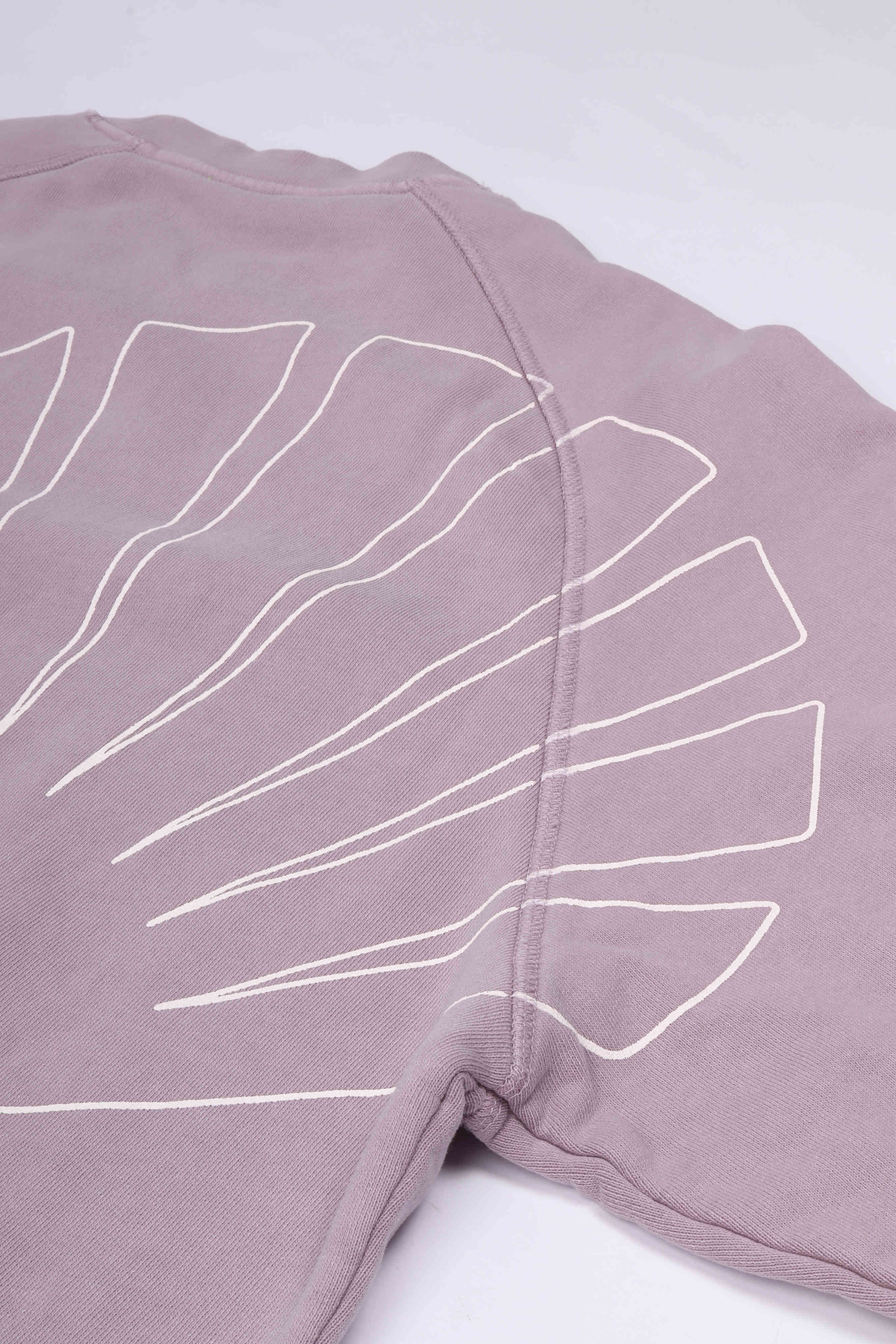 Bigo logo crewneck fog / white